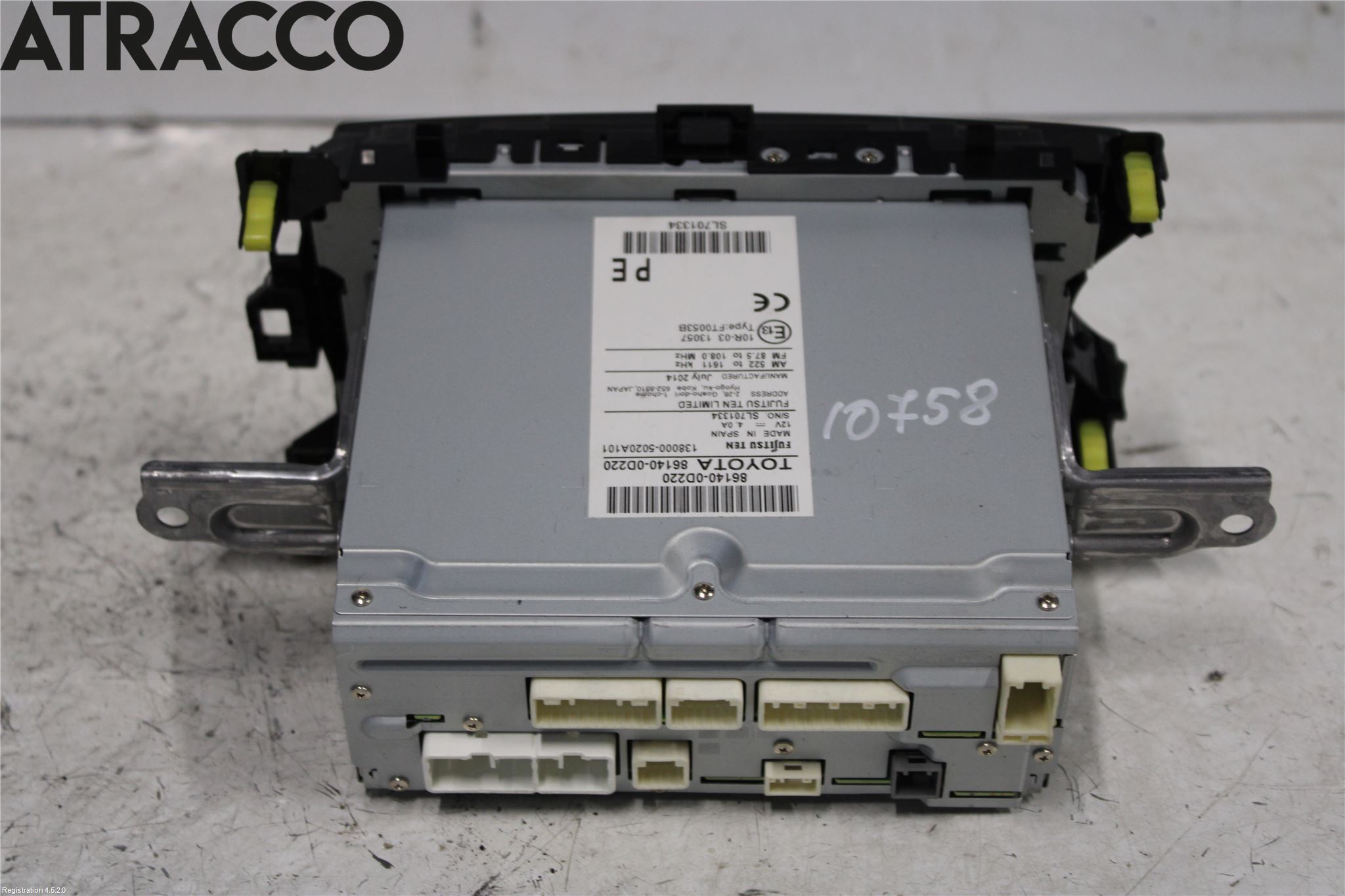 Toyota YARIS XP130 15-20 Cd Radio - Multimediapanel