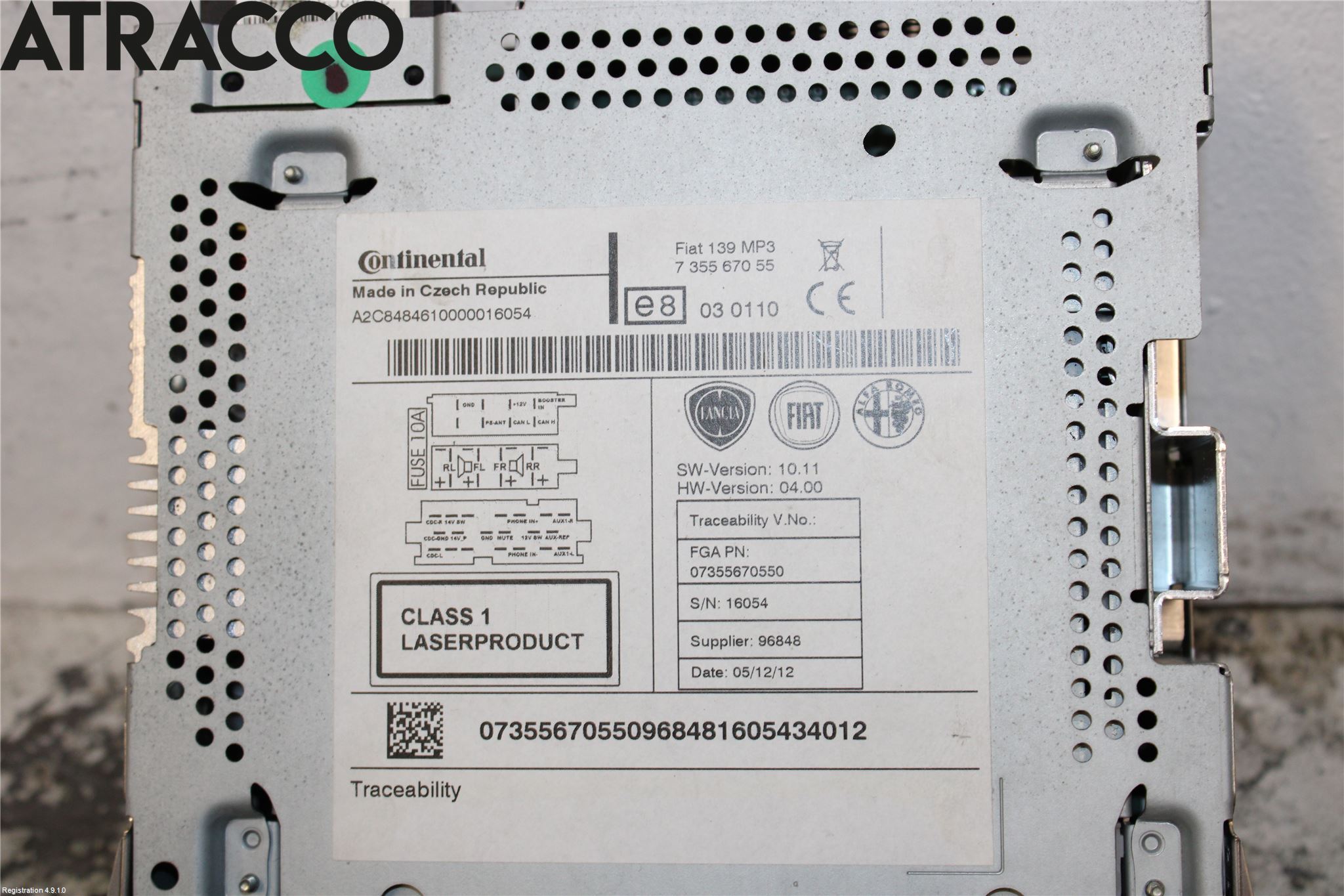 Fiat PANDA 12- Cd Radio - Multimediapanel