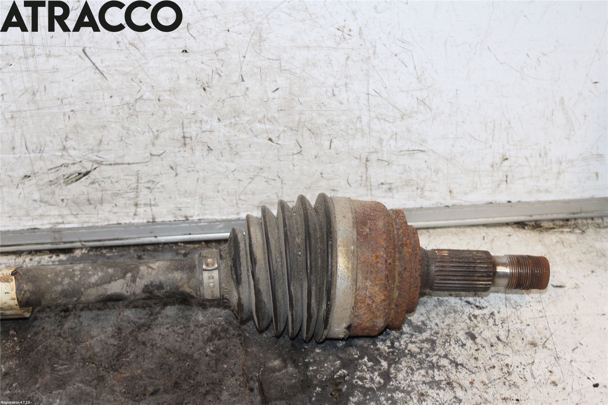 Citroen JUMPY 07-16 Drivaxel Fram Vänster