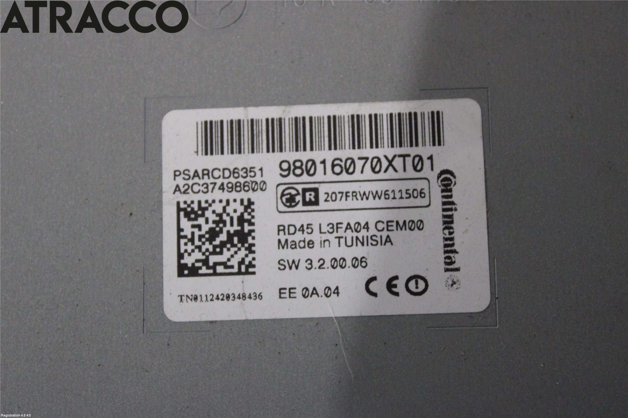 Citroen DS3 Cd Radio - Multimediapanel