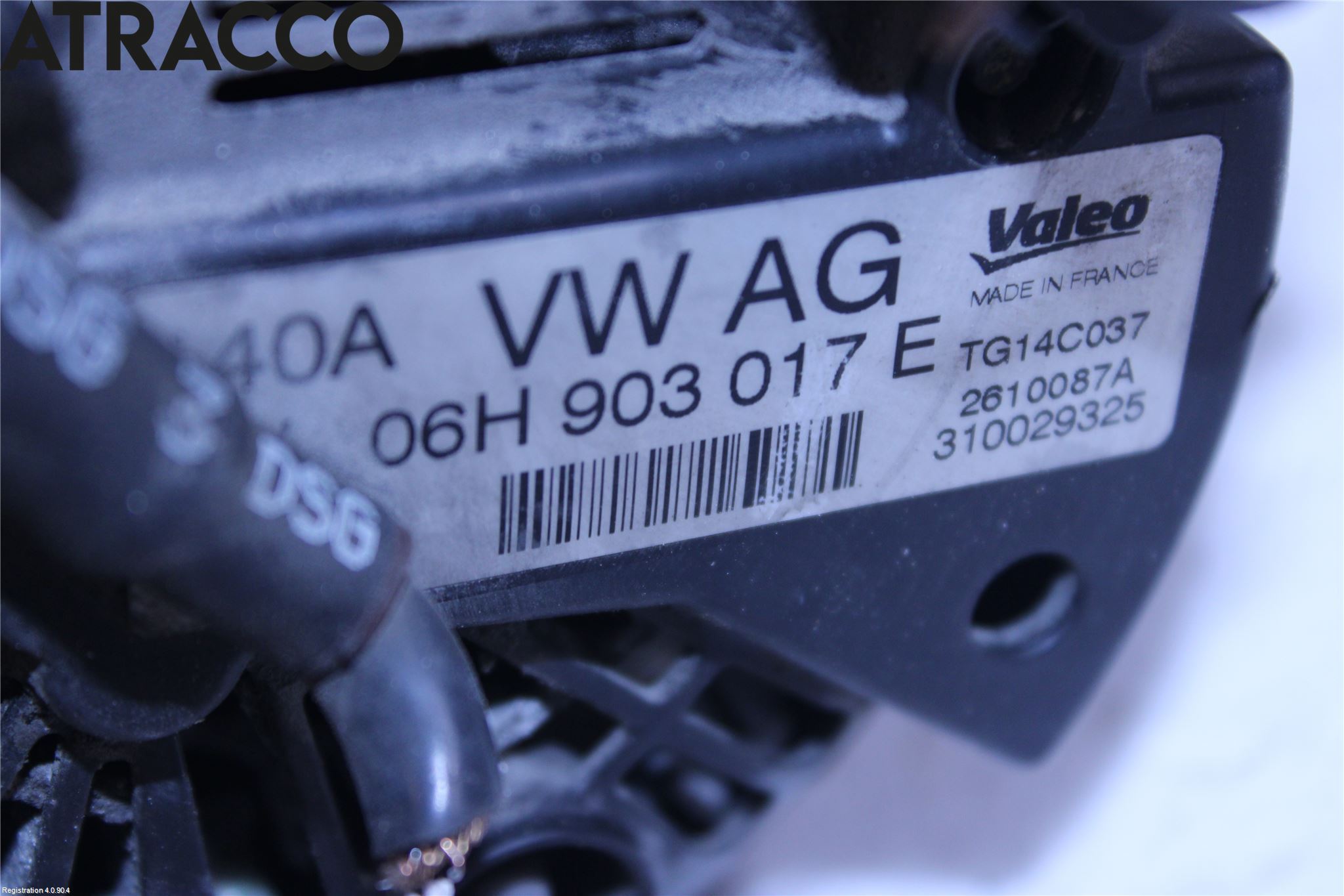 Audi A3/S3 05-13 Generator