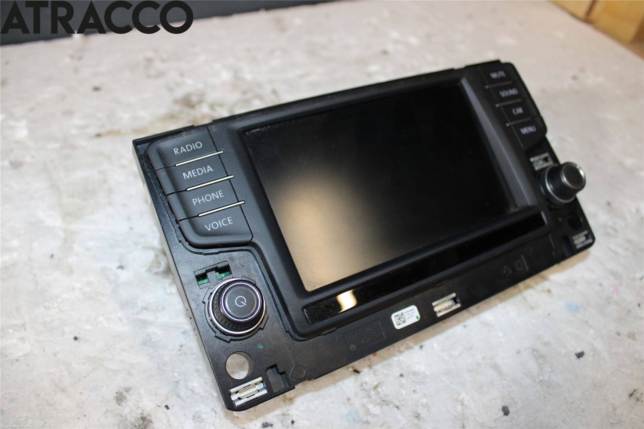 Volkswagen VW GOLF / E-GOLF VII 13-20 Multifunktionsdisplay