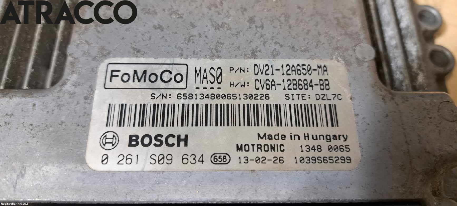 Ford B-MAX 12-17 Styrenhet Insprut Bensin