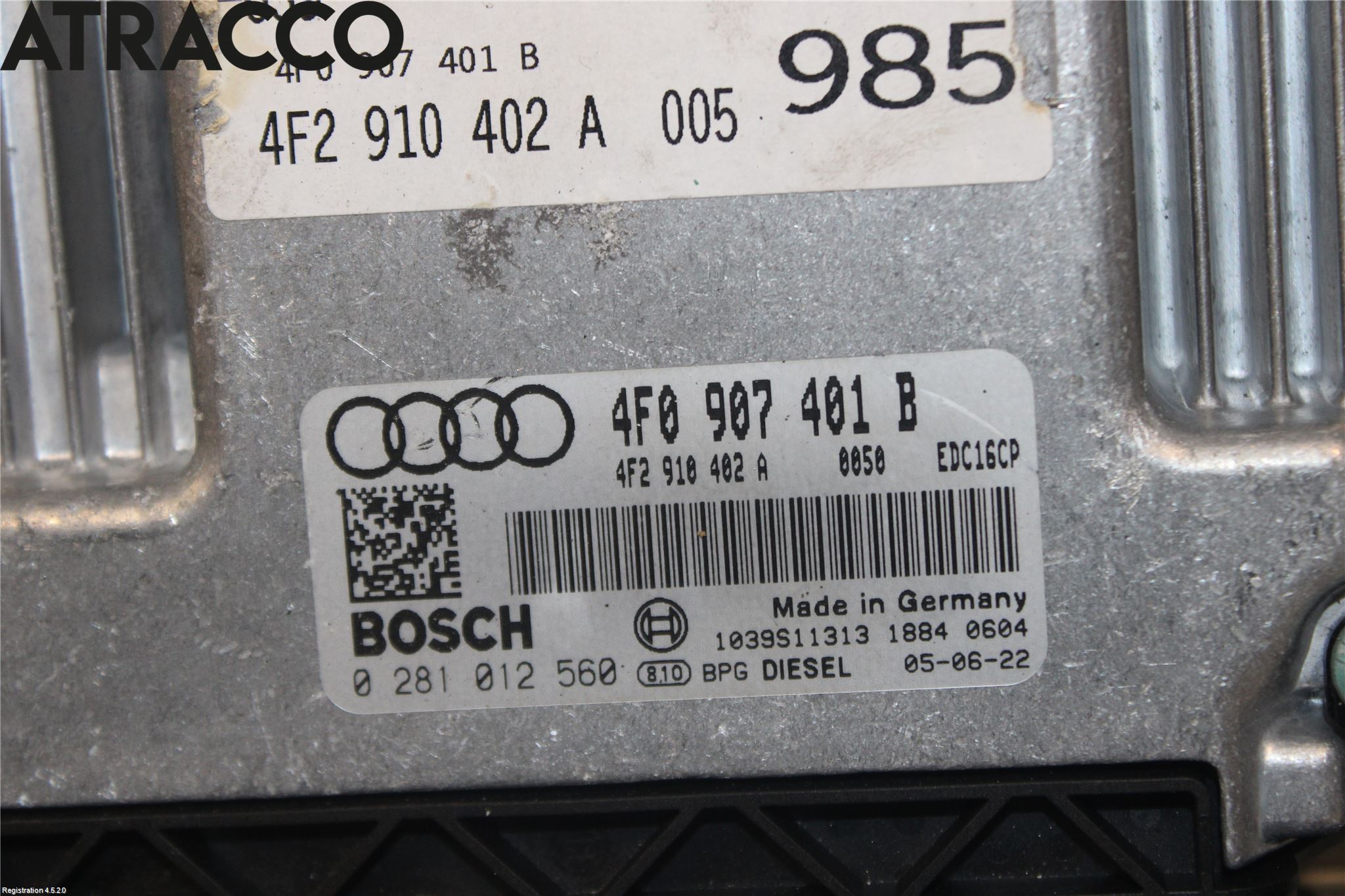 Audi A6/S6     05-11 Styrenhet Insprut Bensin