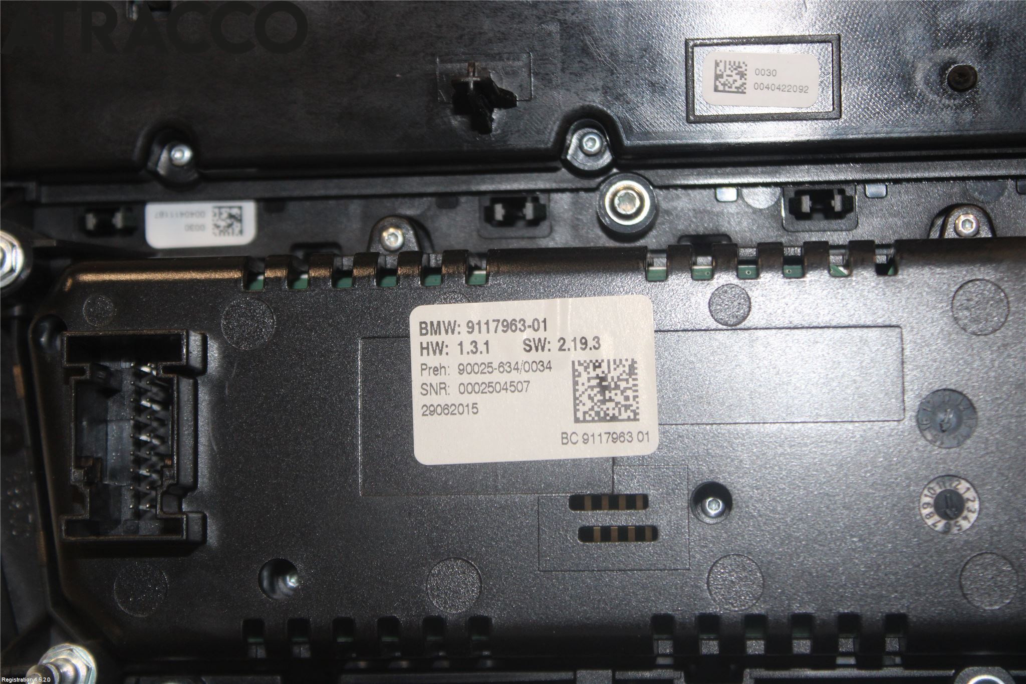 BMW 5 F10/F11/F18 09-17 Ac Styrenhet Ac Manöveren