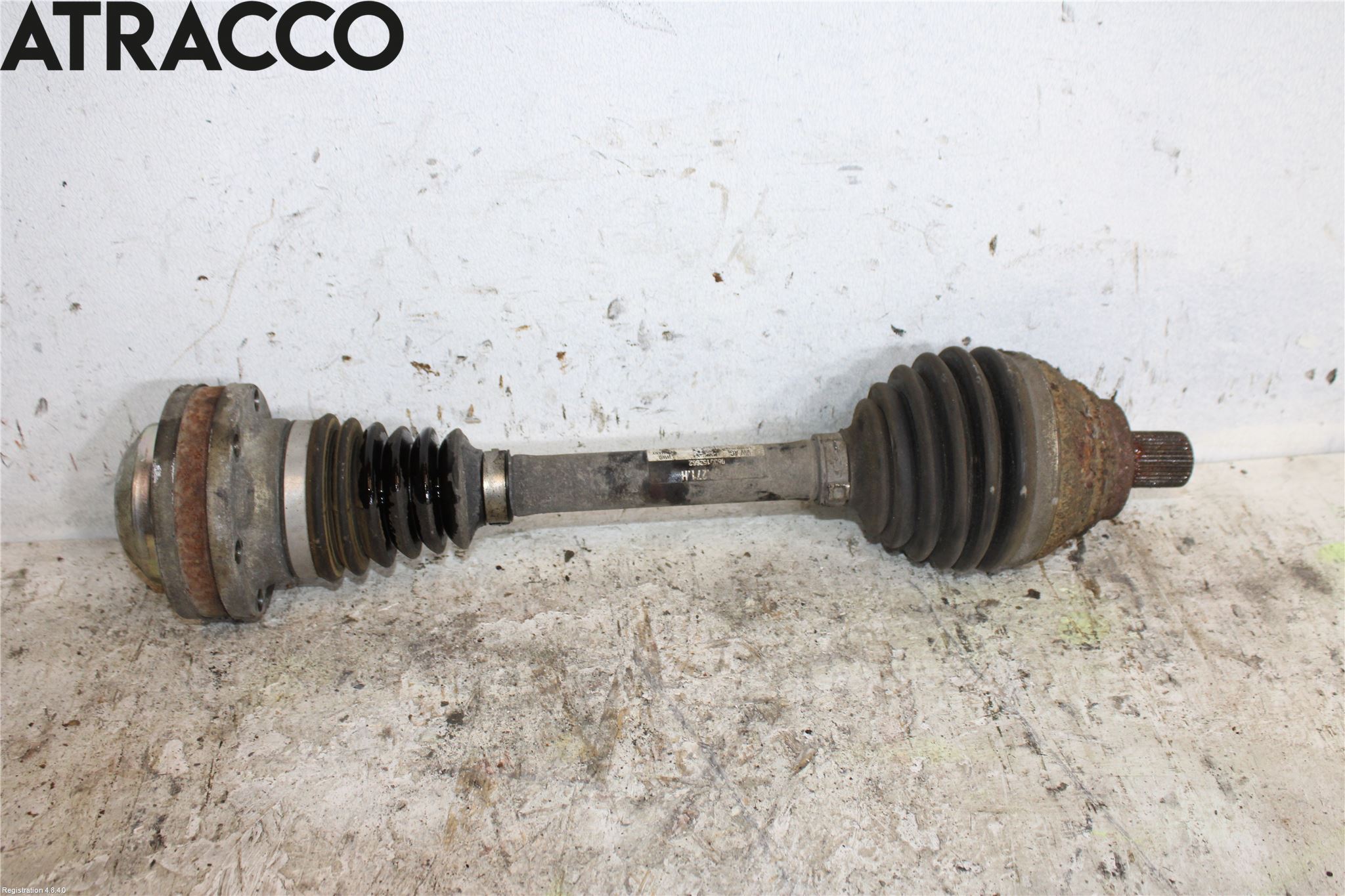 Volkswagen VW GOLF VI 09-13 Drivaxel Fram Vänster