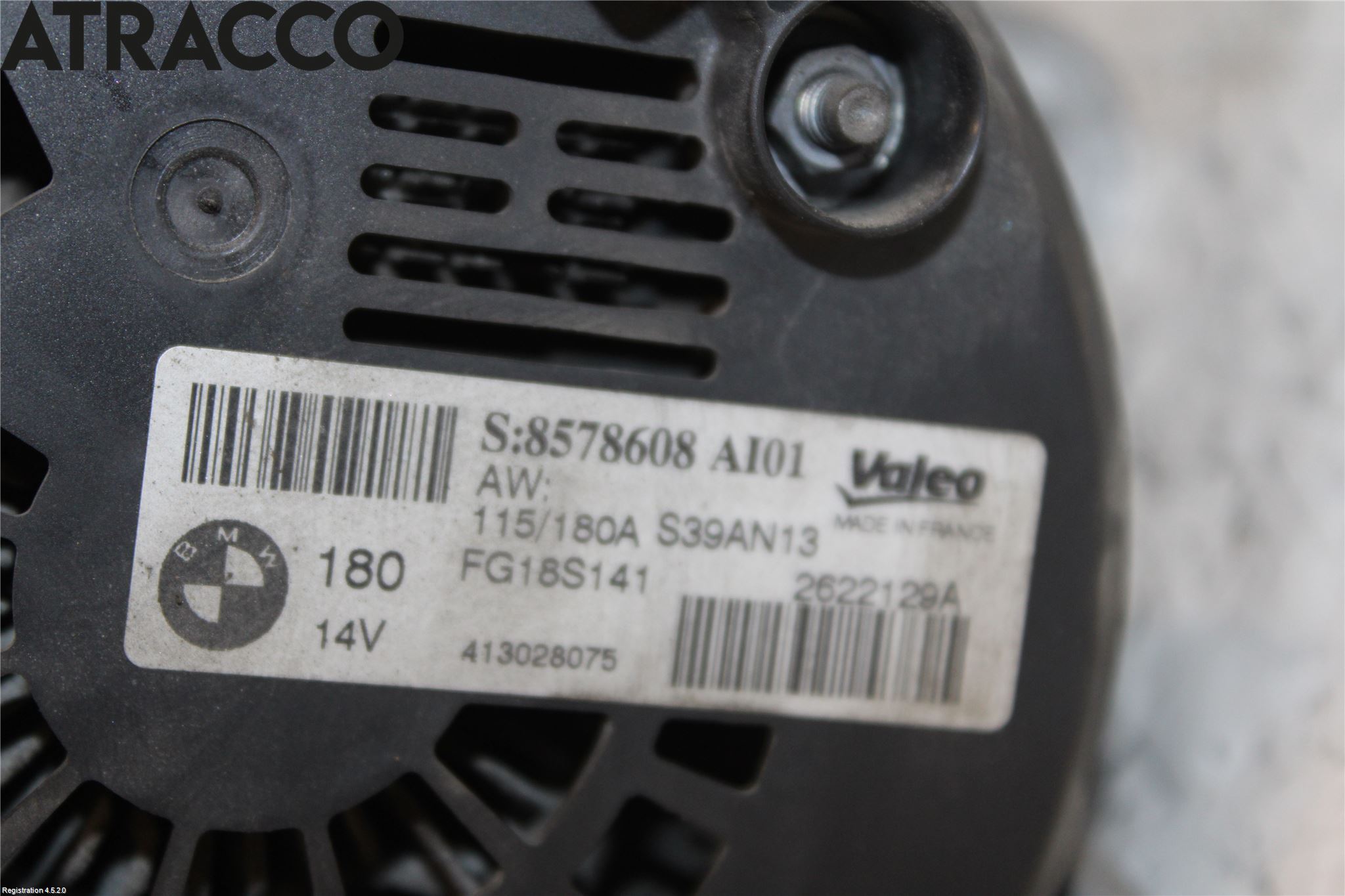 BMW 3 F30/F31/F80 12-19 Generator
