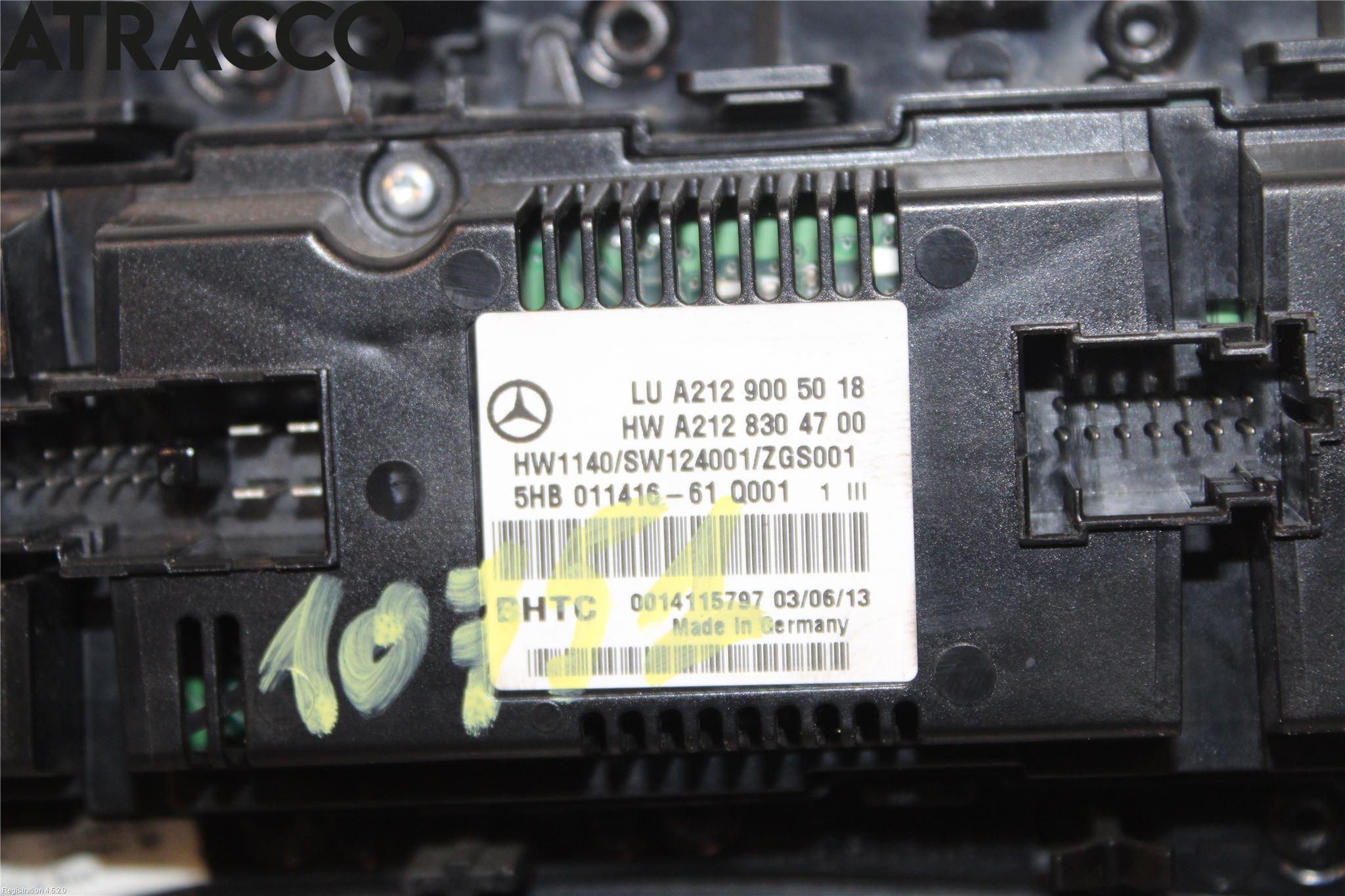 Mercedes-Benz MB E-KLASS (W212) 09-16 Ac Styrenhet Ac Manöveren