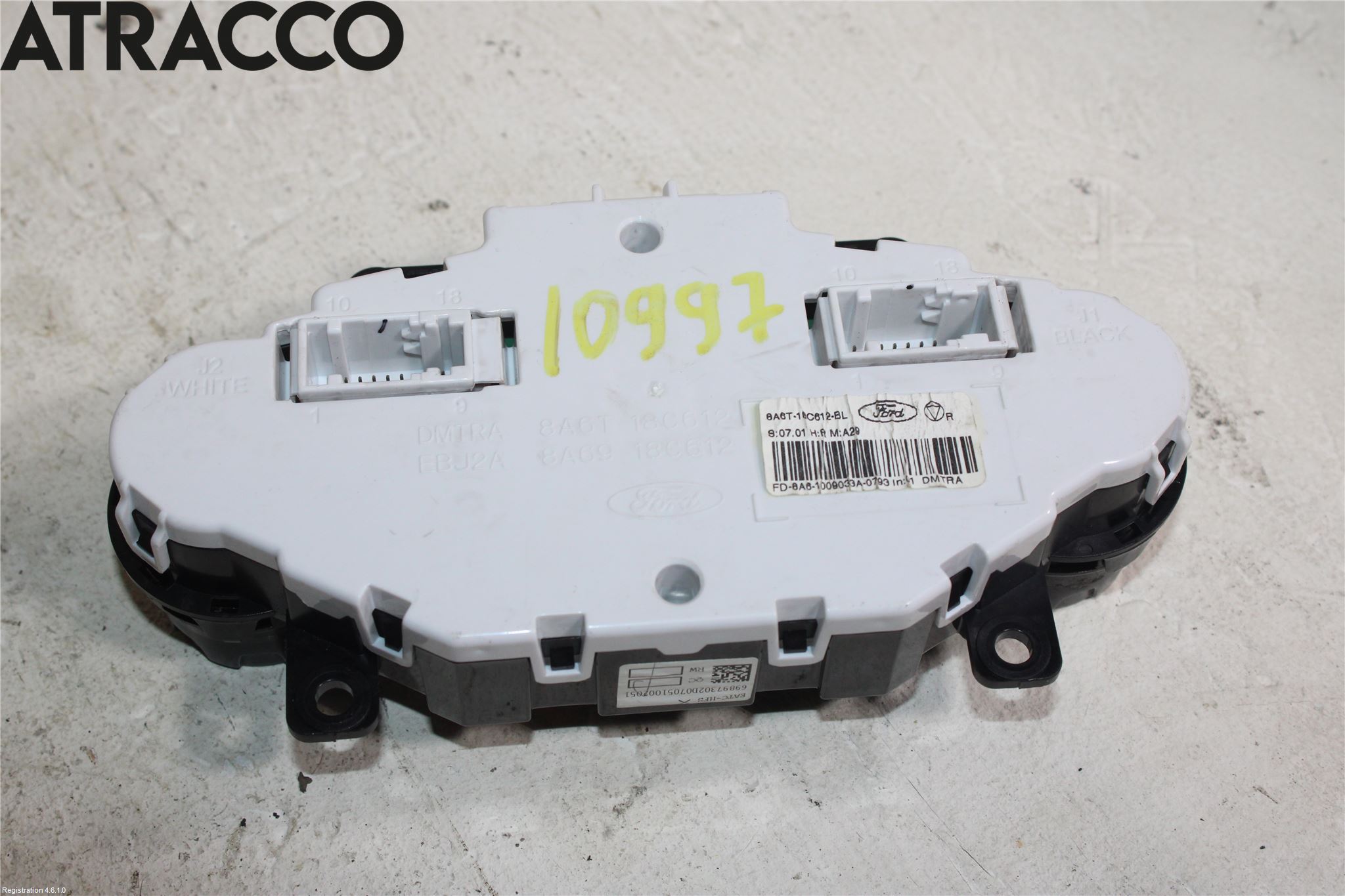 Ford FIESTA 09-12 Ac Styrenhet Ac Manöveren