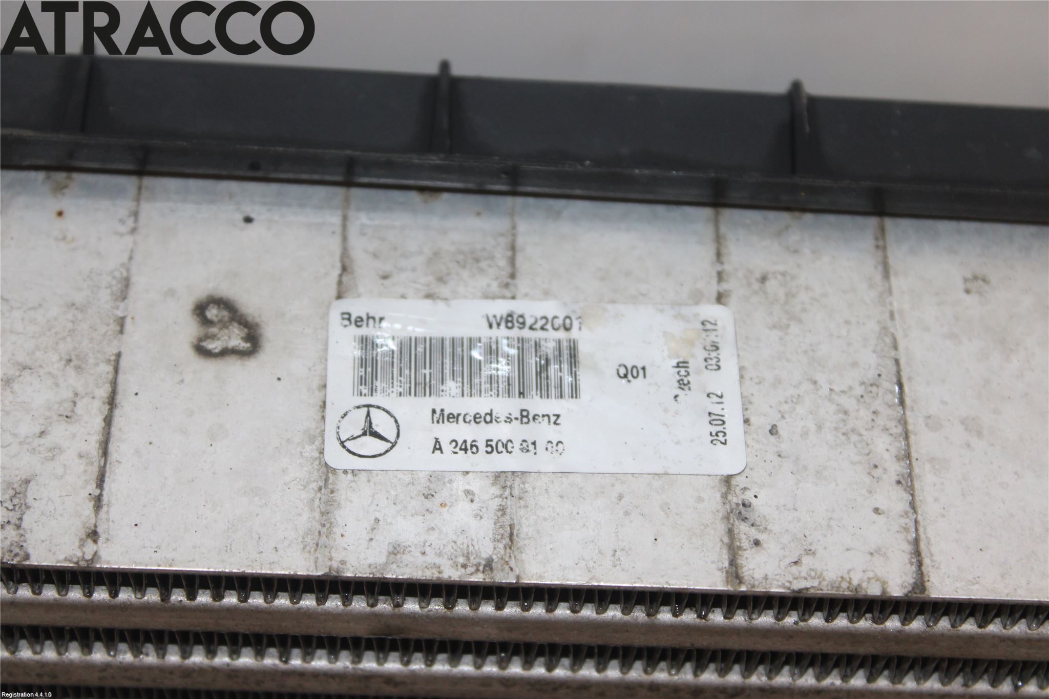 Mercedes-Benz MB B-KLASS (W246/W242) 12-19 Laddluft-Intercooler Kyl