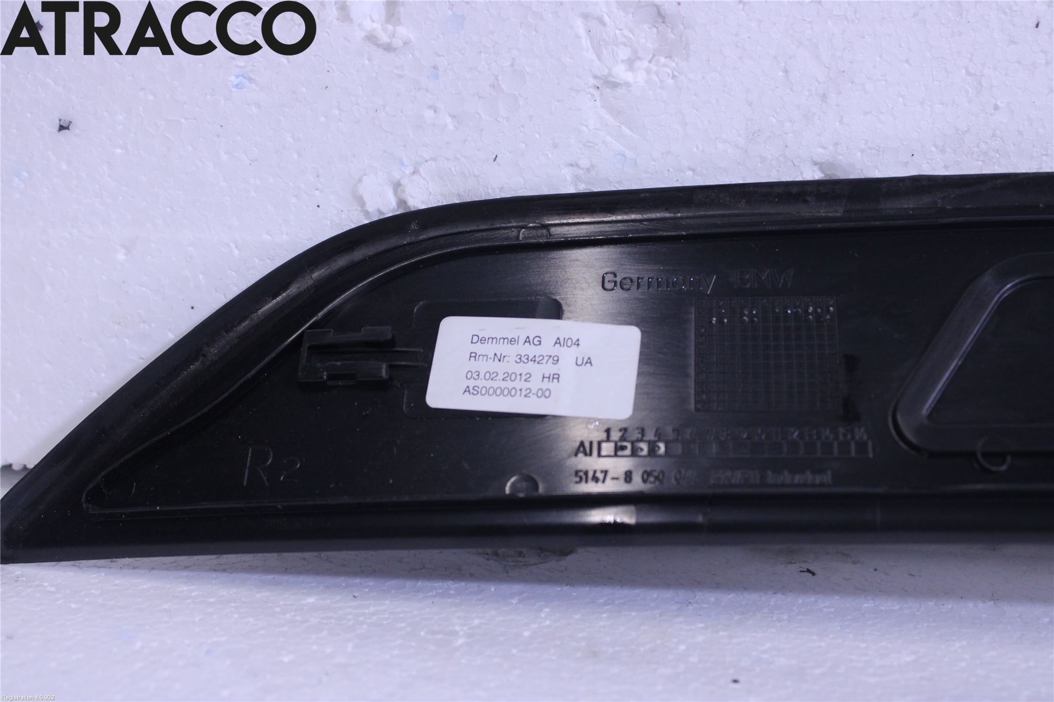 BMW 5 F10/F11/F18 09-17 Dörr Dekorlist Bak Hö