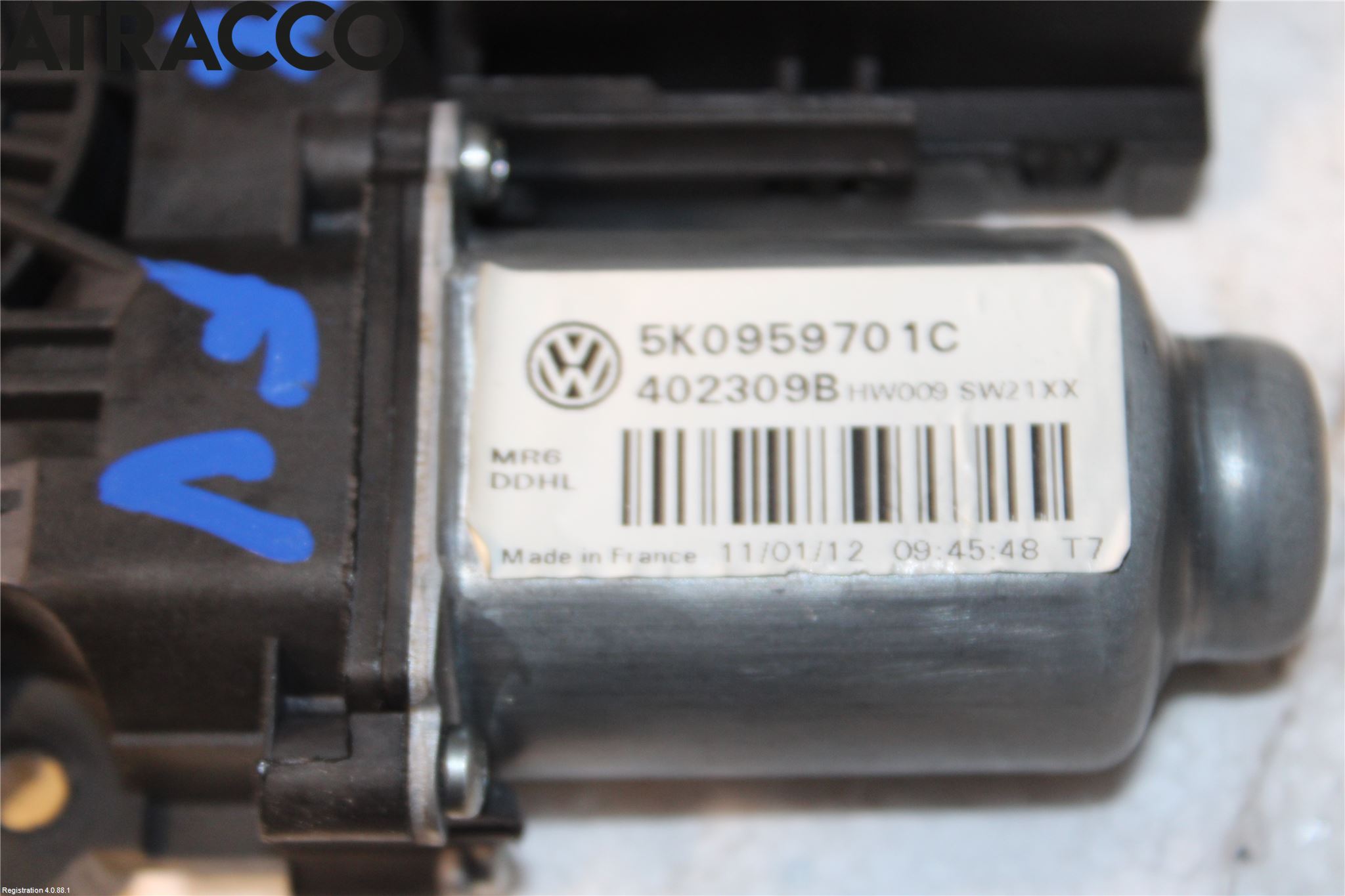 Volkswagen VW GOLF VI 09-13 Fönsterhissmotor
