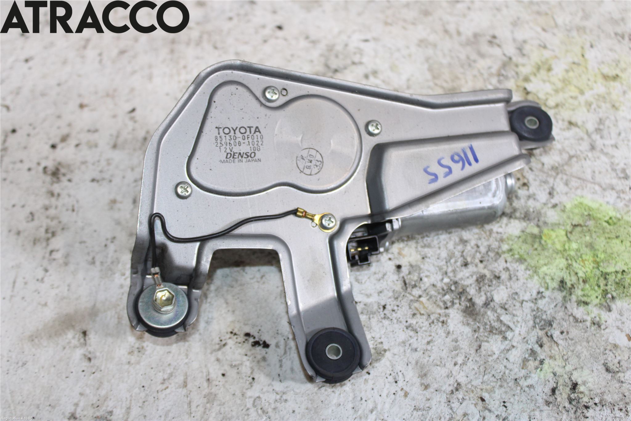 Toyota COROLLA VERSO 04-07 Torkarmotor Baklucka