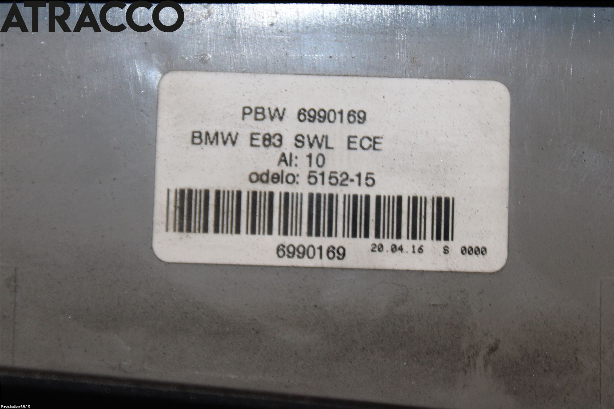 BMW X3 E83     03-10 Bakljus Vänster