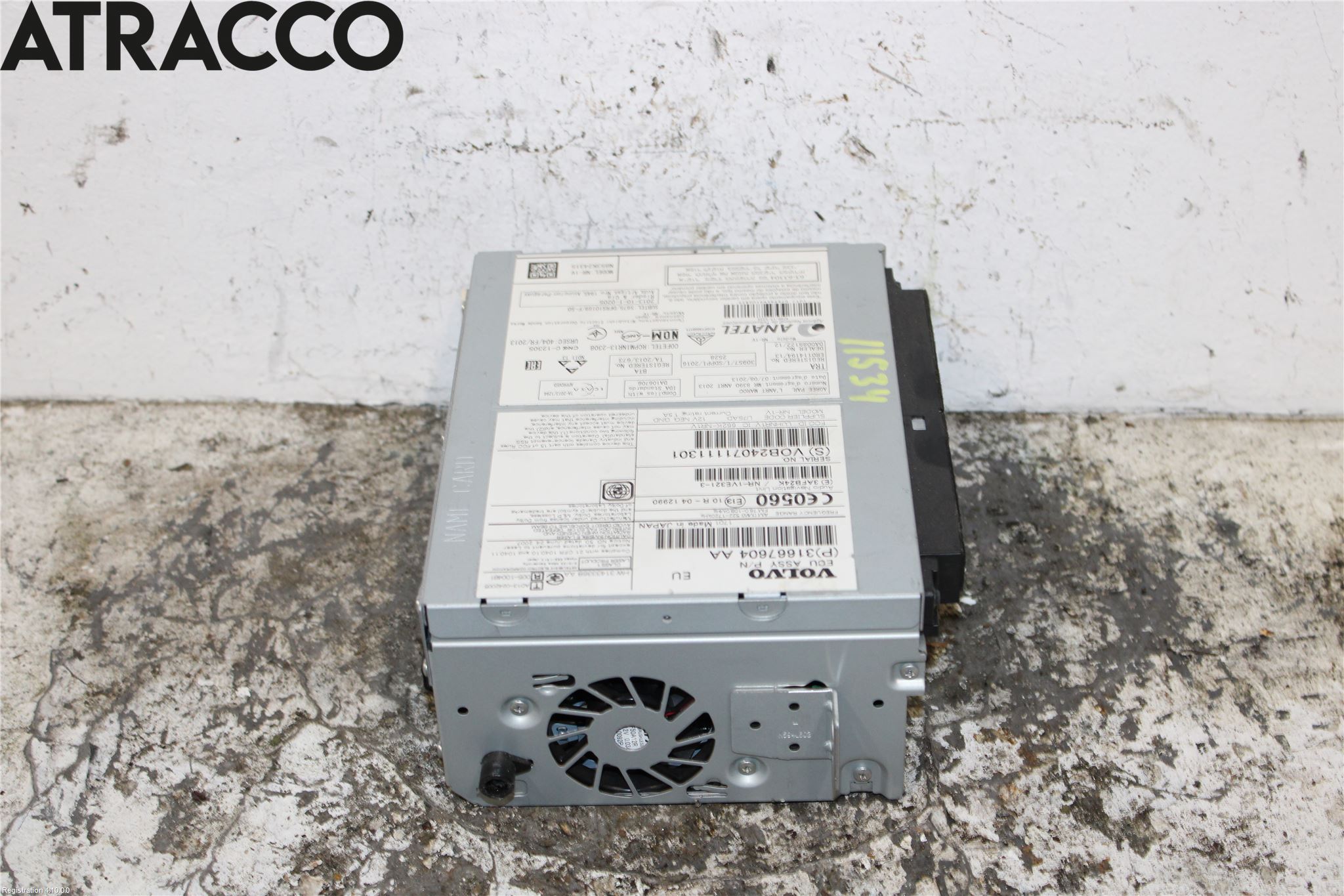Volvo V60 14-18 Cd Radio - Multimediapanel