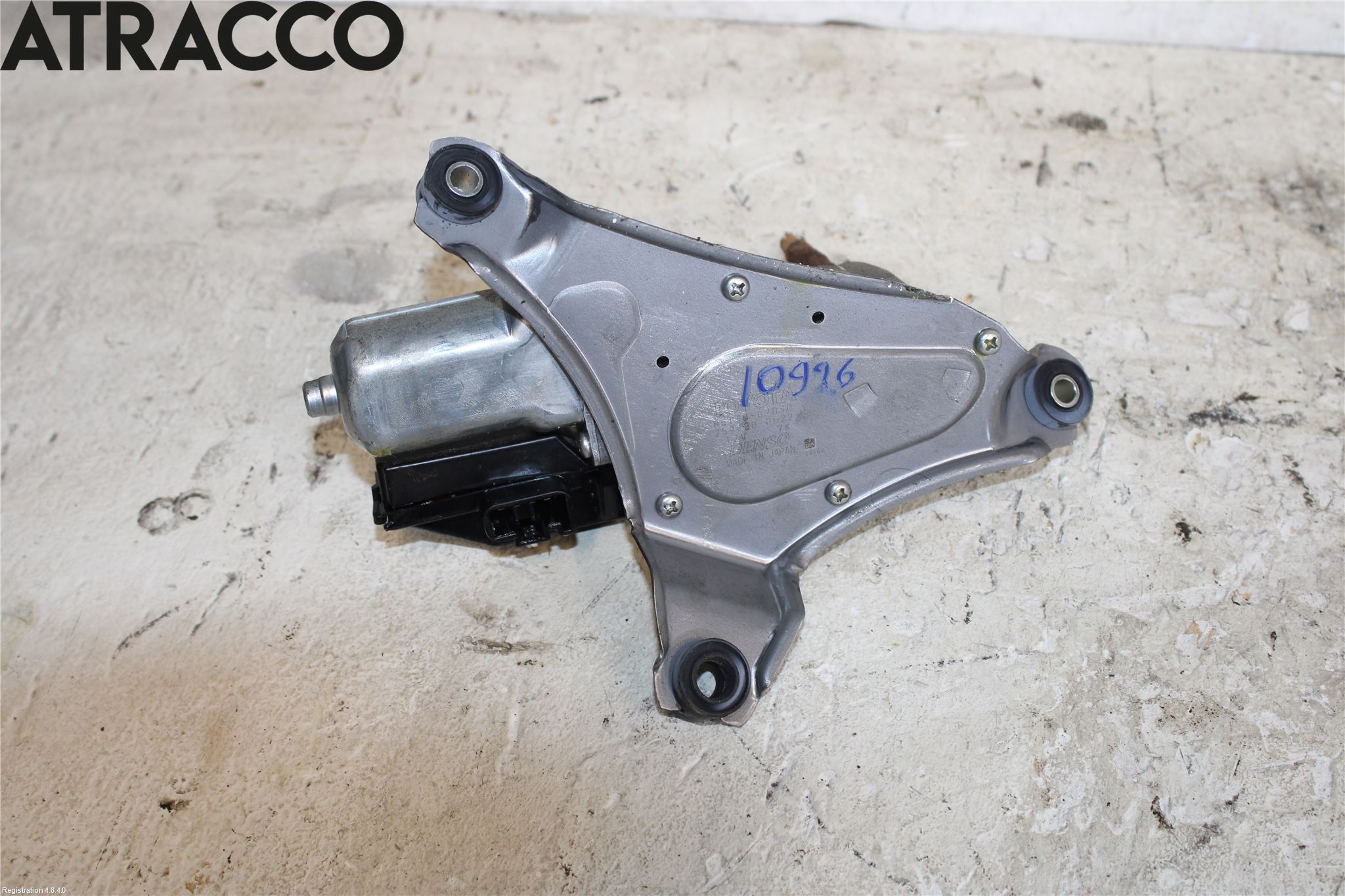 Toyota AURIS 07-09 Torkarmotor Baklucka