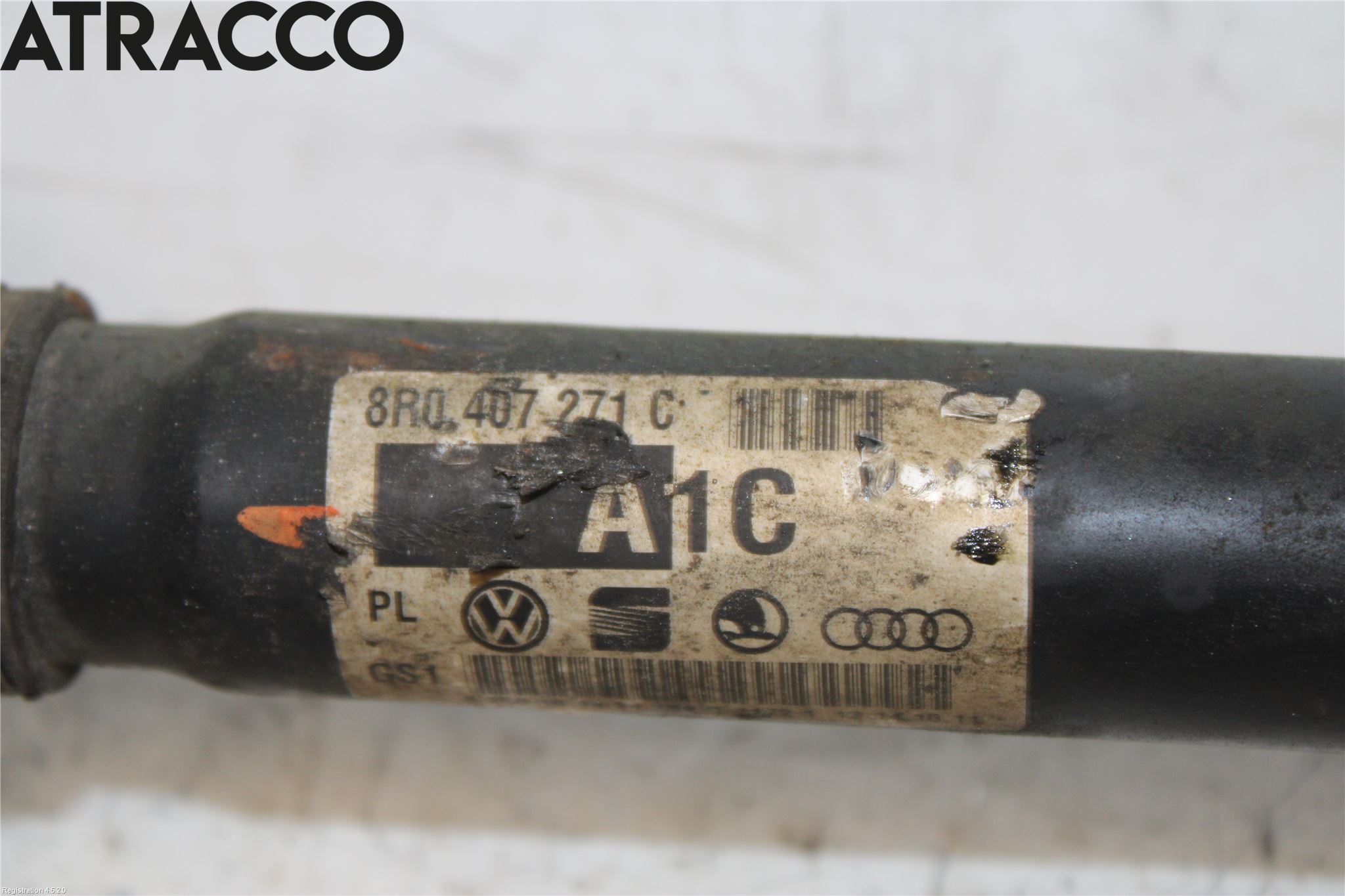 Audi A7/S7 4G 11-17 Drivaxel Fram Höger