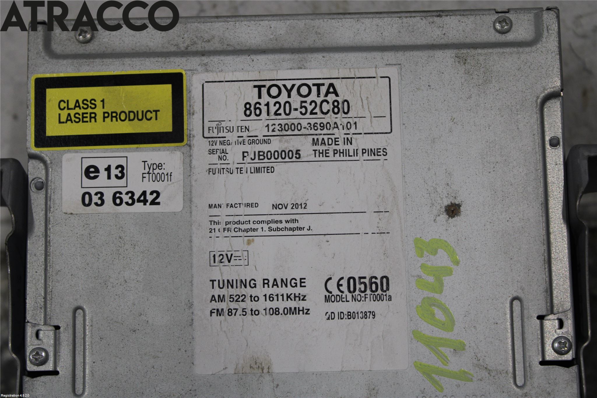 Toyota URBAN CRUISER Cd Radio - Multimediapanel