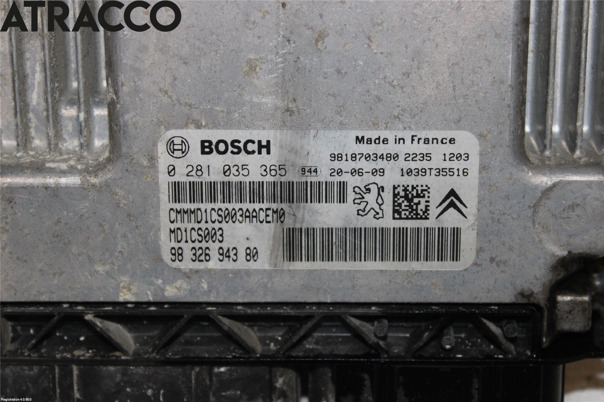 Citroen BERLINGO/E-BERLINGO 19- Styrenhet Insprut Bensin