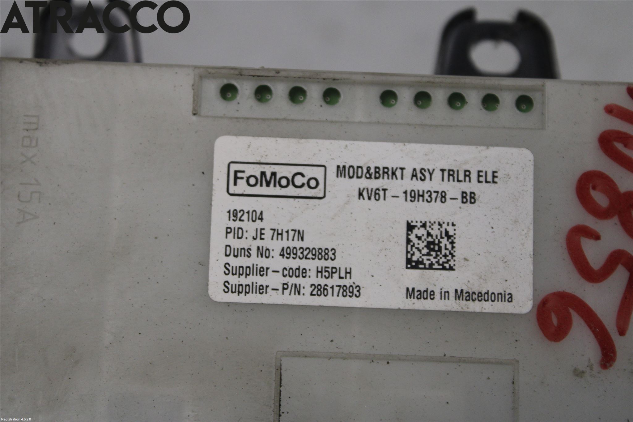 Ford TRANSIT/TOURNEO CONNECT 13-22 Styrenhet Dragkrok