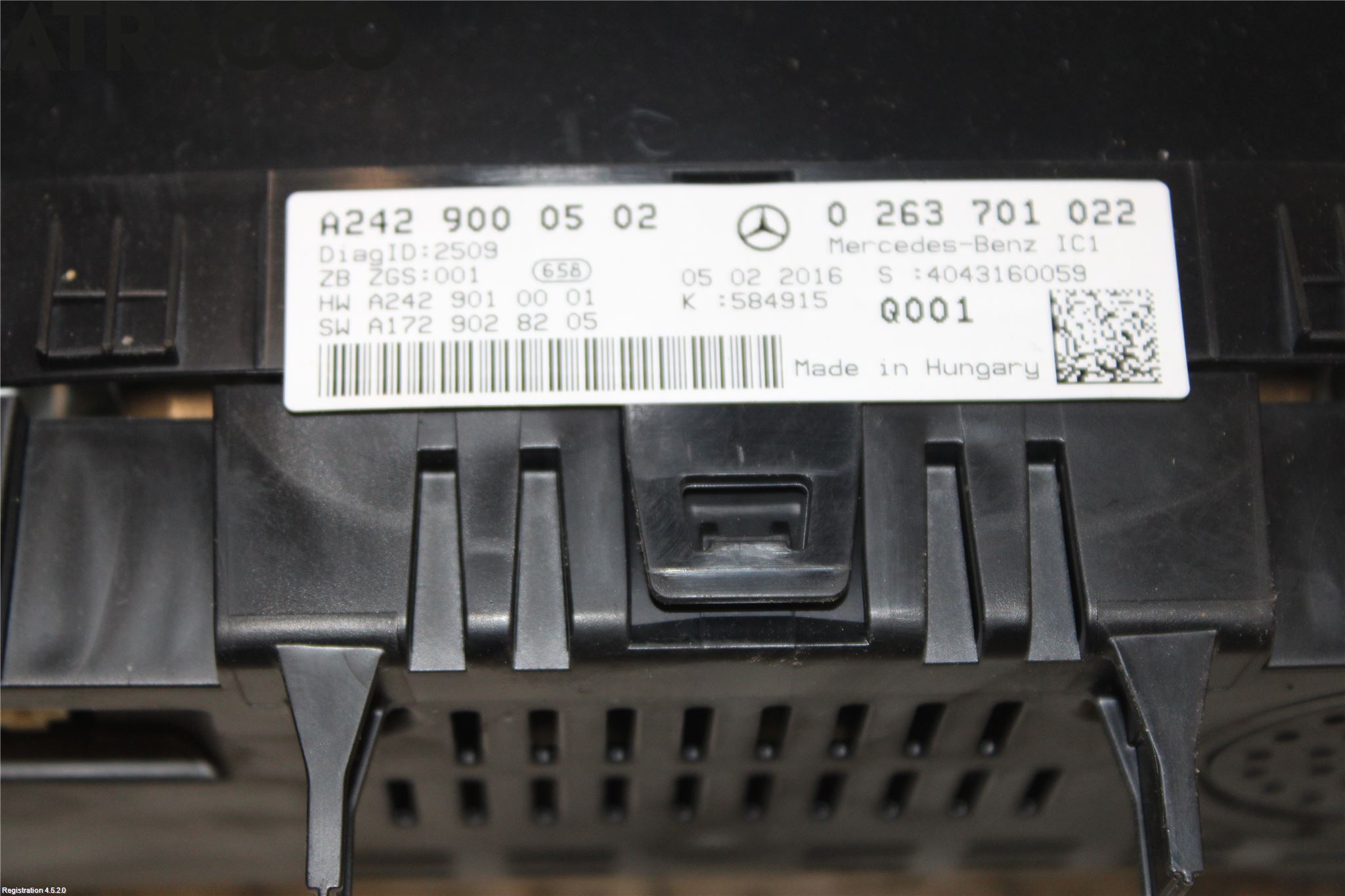 Mercedes-Benz MB B-KLASS (W246/W242) 12-19 Instrument Komb