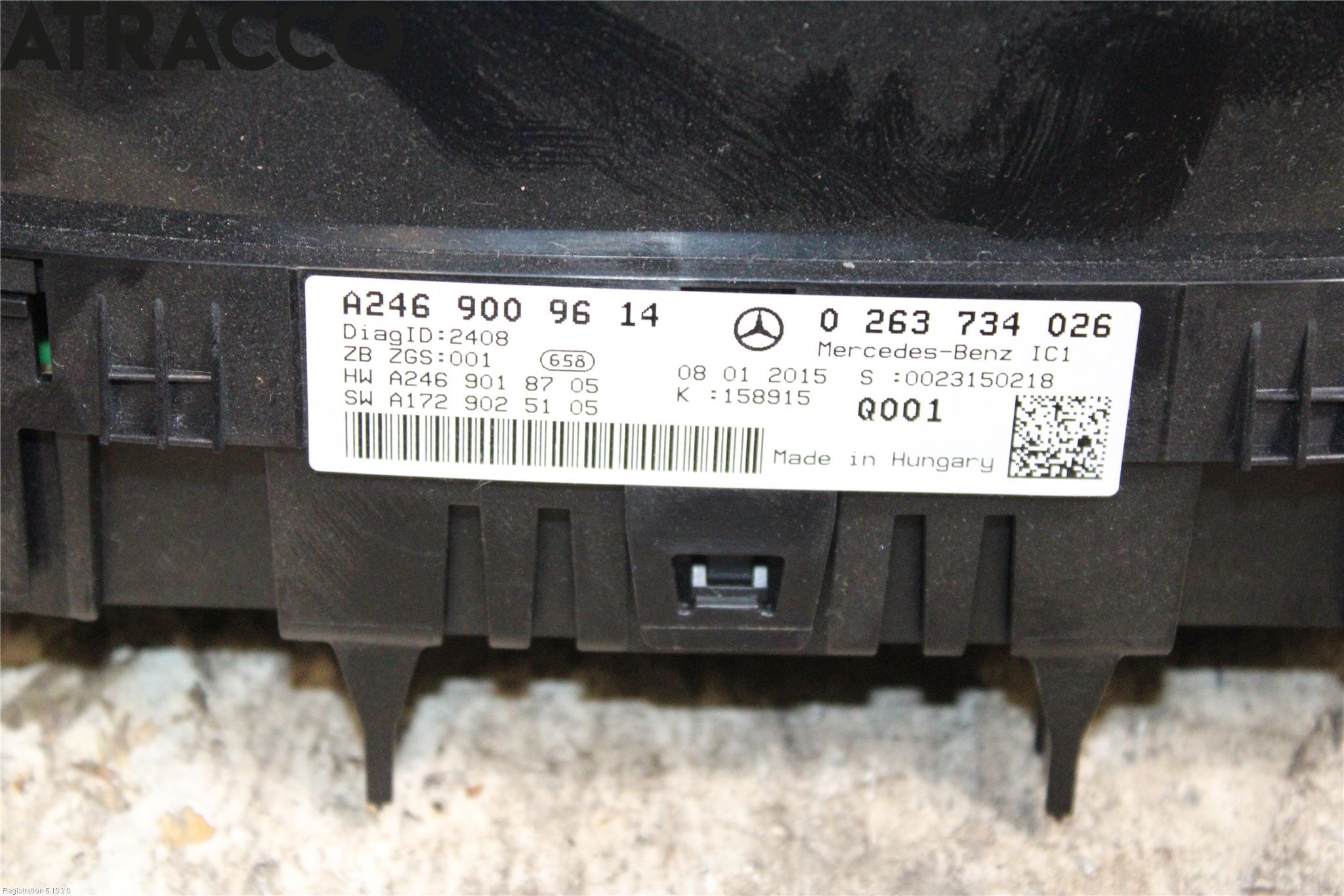 Mercedes-Benz MB B-KLASS (W246/W242) 12-19 Instrument Komb