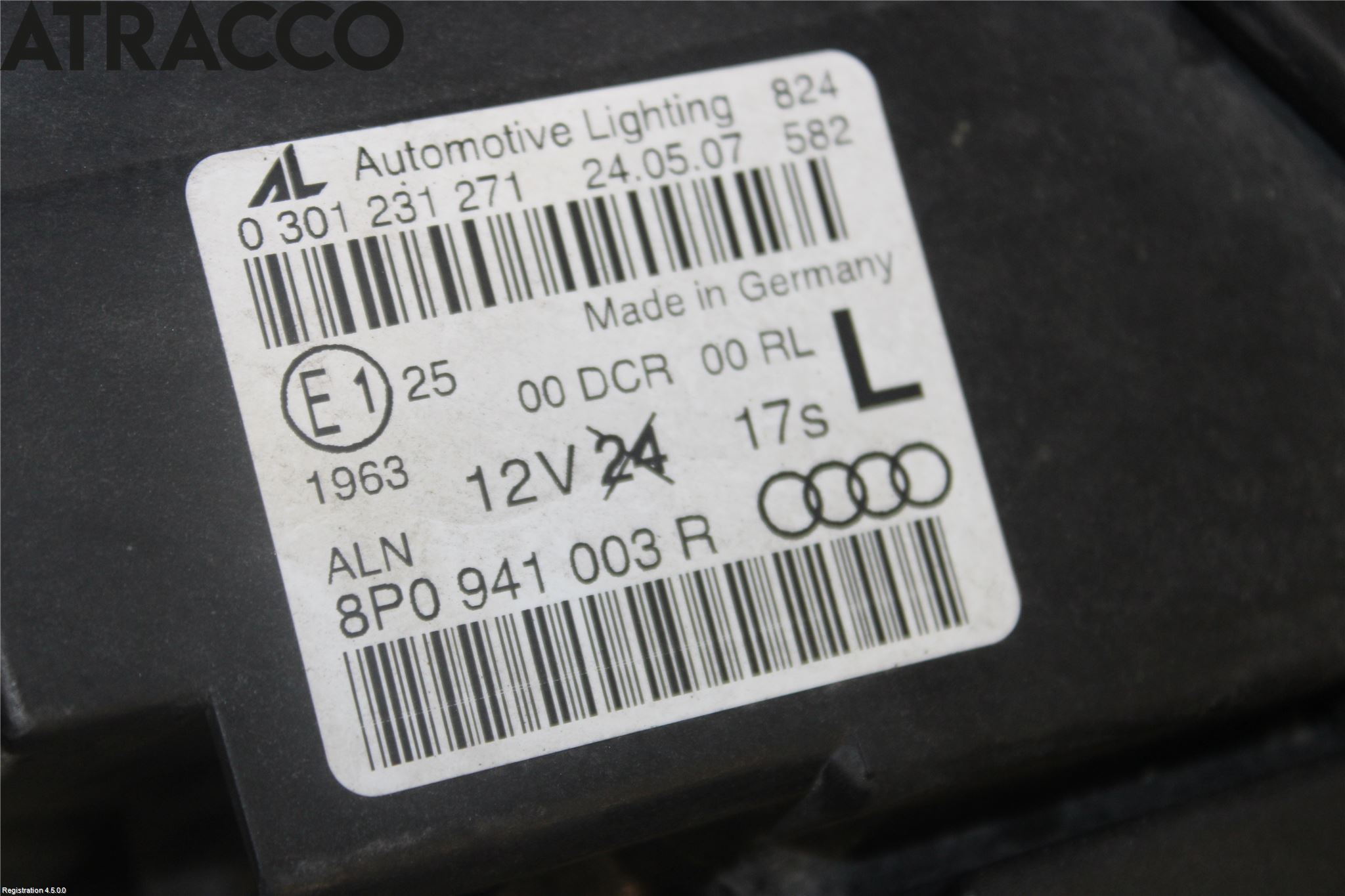 Audi A3/S3     04-05 Strålkastare Vänster