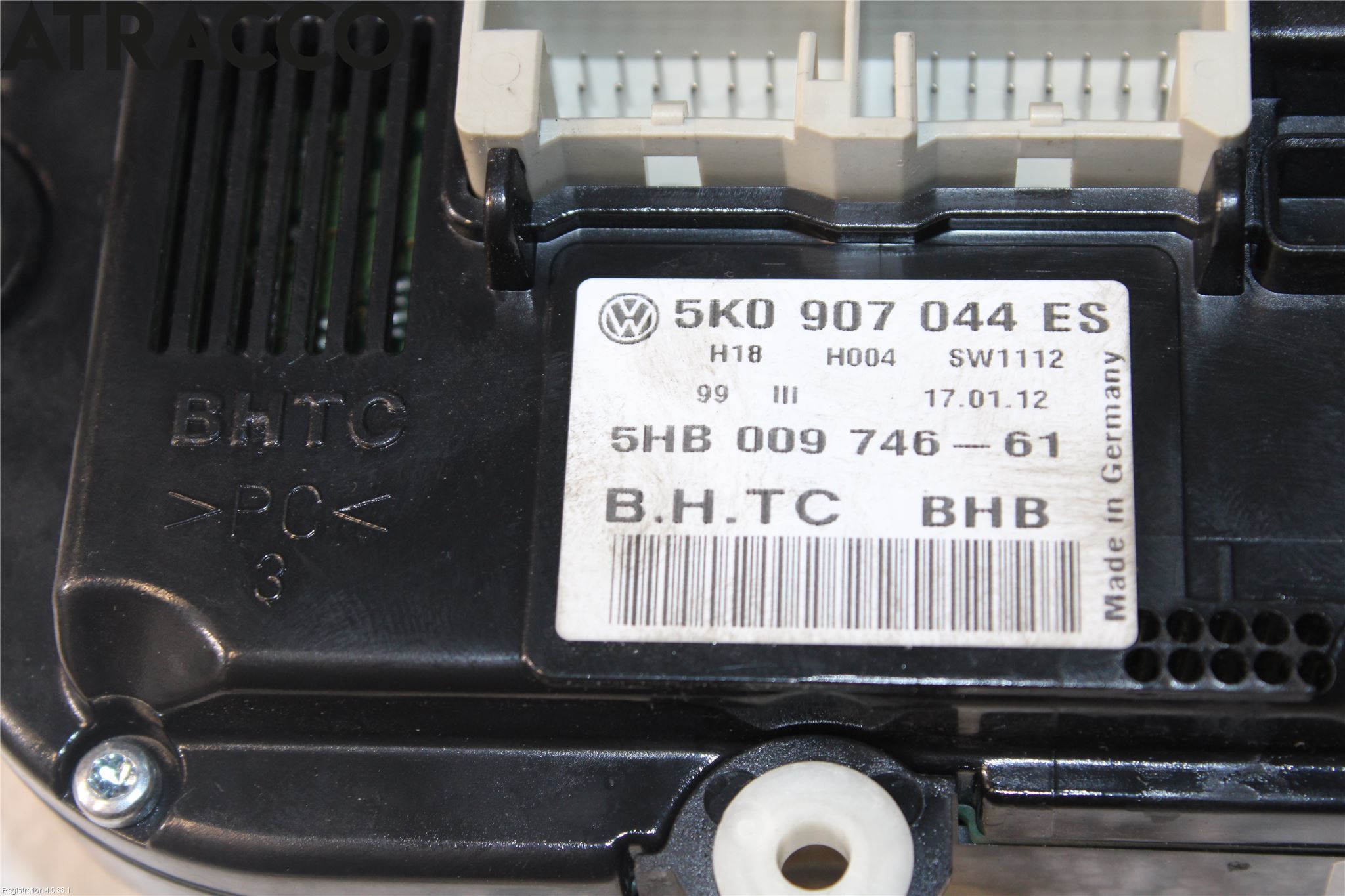 Volkswagen VW GOLF VI 09-13 Ac Styrenhet Ac Manöveren