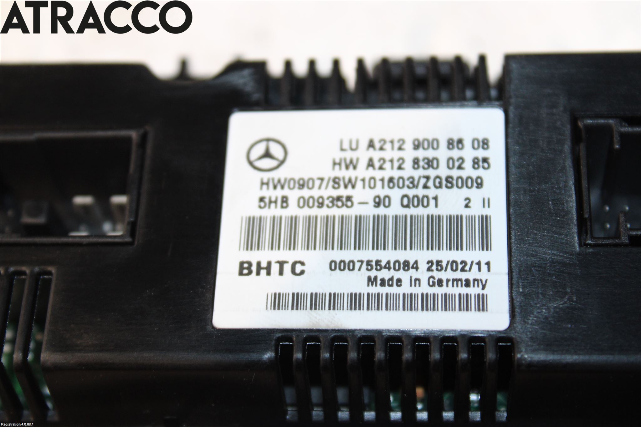 Mercedes-Benz MB E-KLASS COUPÈ/CAB(C207) 09-17 Ac Styrenhet Ac Manöveren