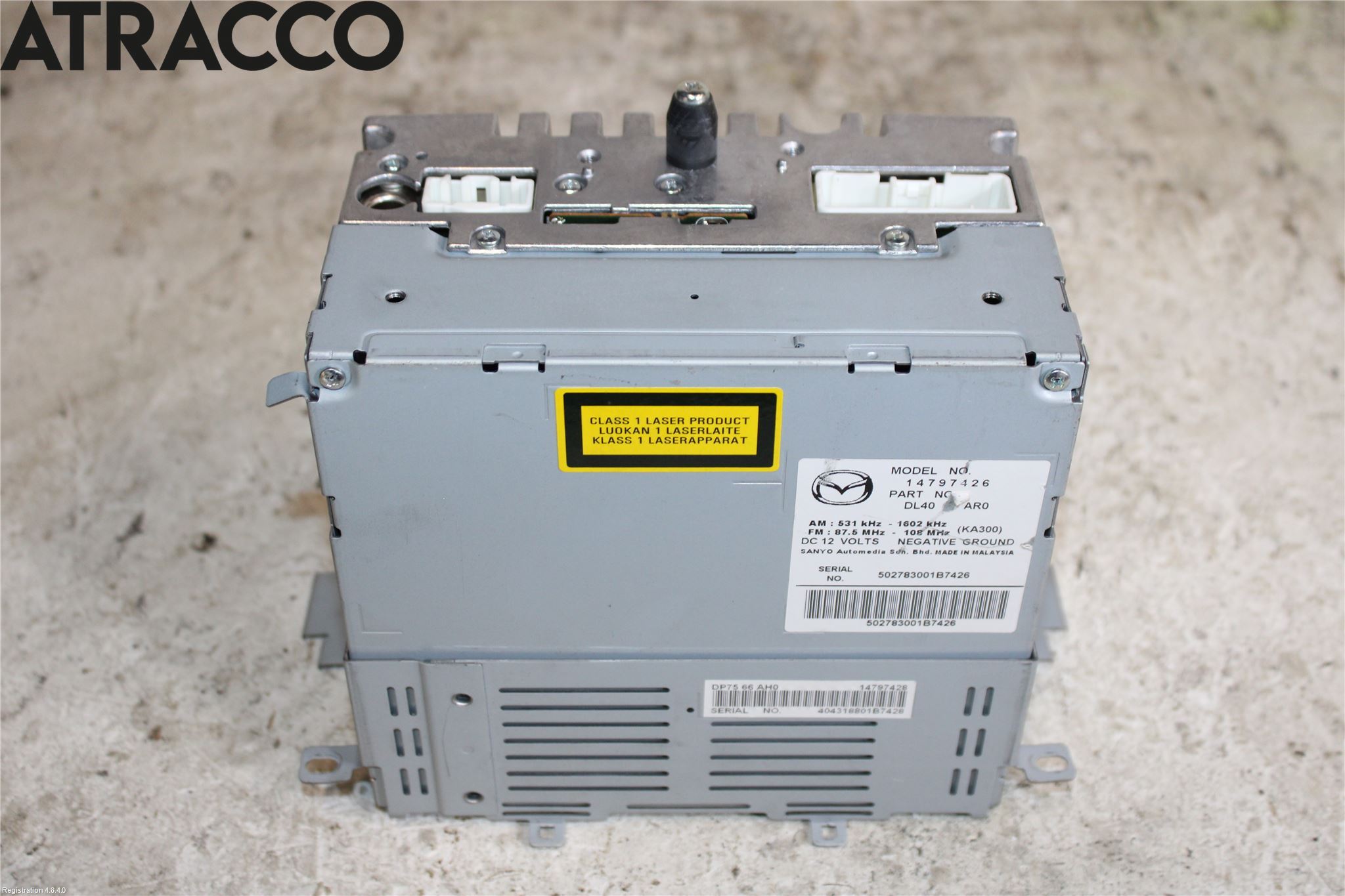 Mazda 2 (DE) 08-15 Cd Radio - Multimediapanel