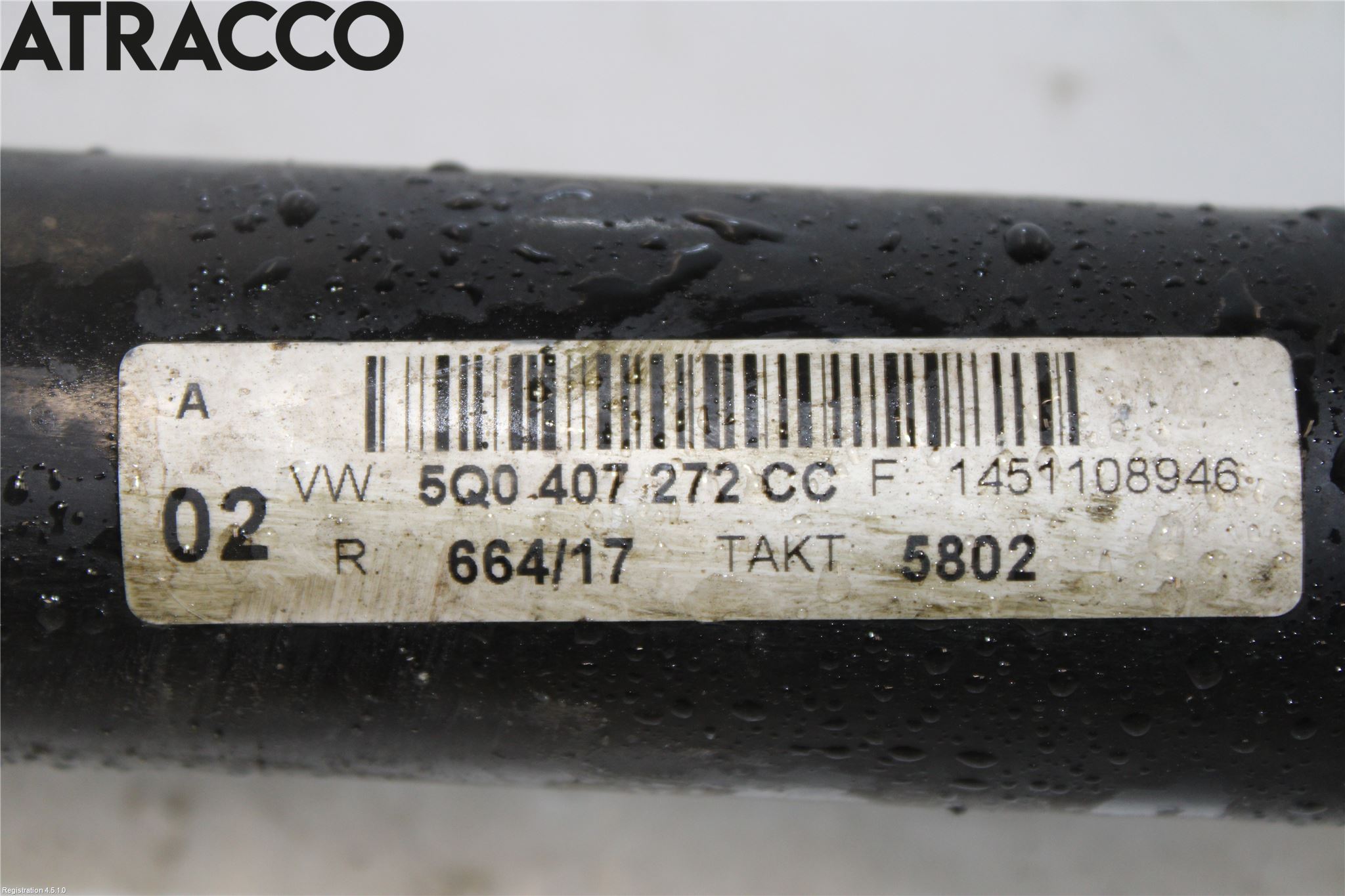 Volkswagen VW GOLF PLUS/CROSS GOLF 04-14 Drivaxel Fram Höger