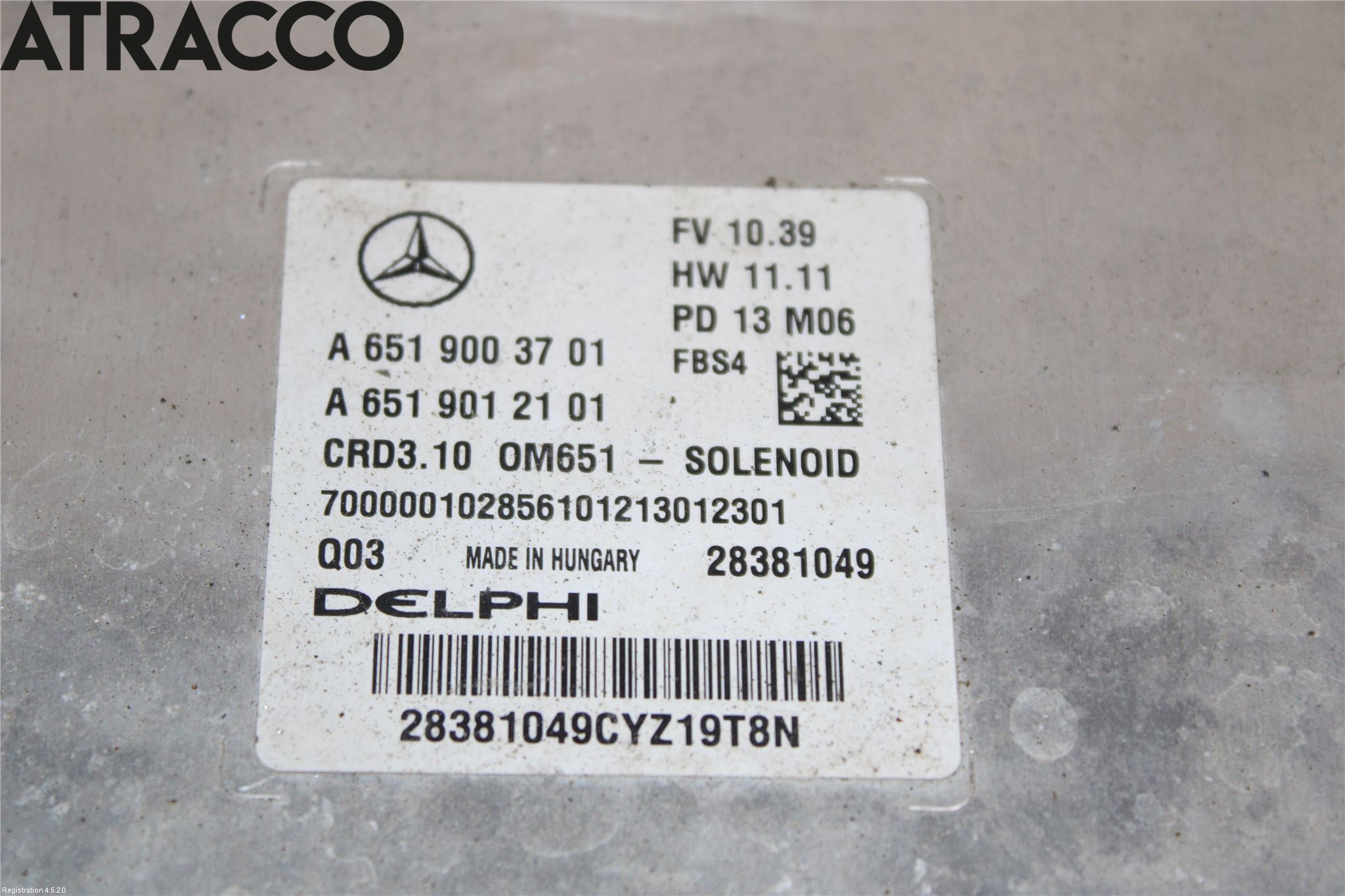 Mercedes-Benz MB E-KLASS (W212) 09-16 Styrenhet Övrigt