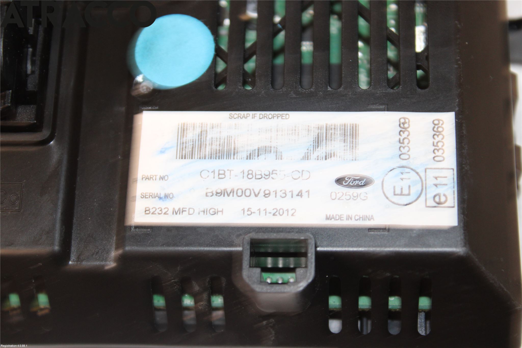 Ford B-MAX 12-17 Bildskärm