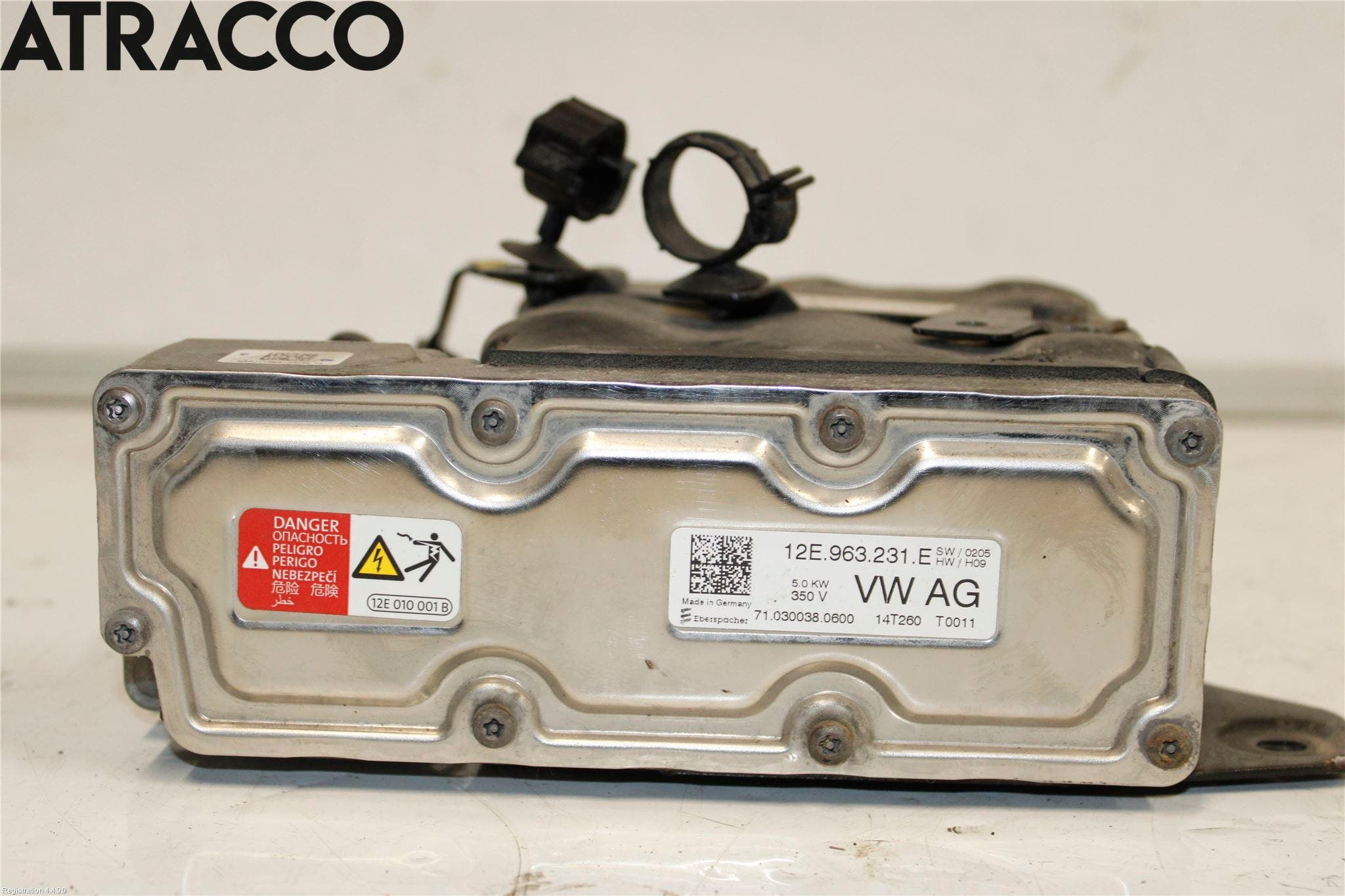 Volkswagen VW GOLF / E-GOLF VII 13-20 Motorvärmare El-Sats Komp