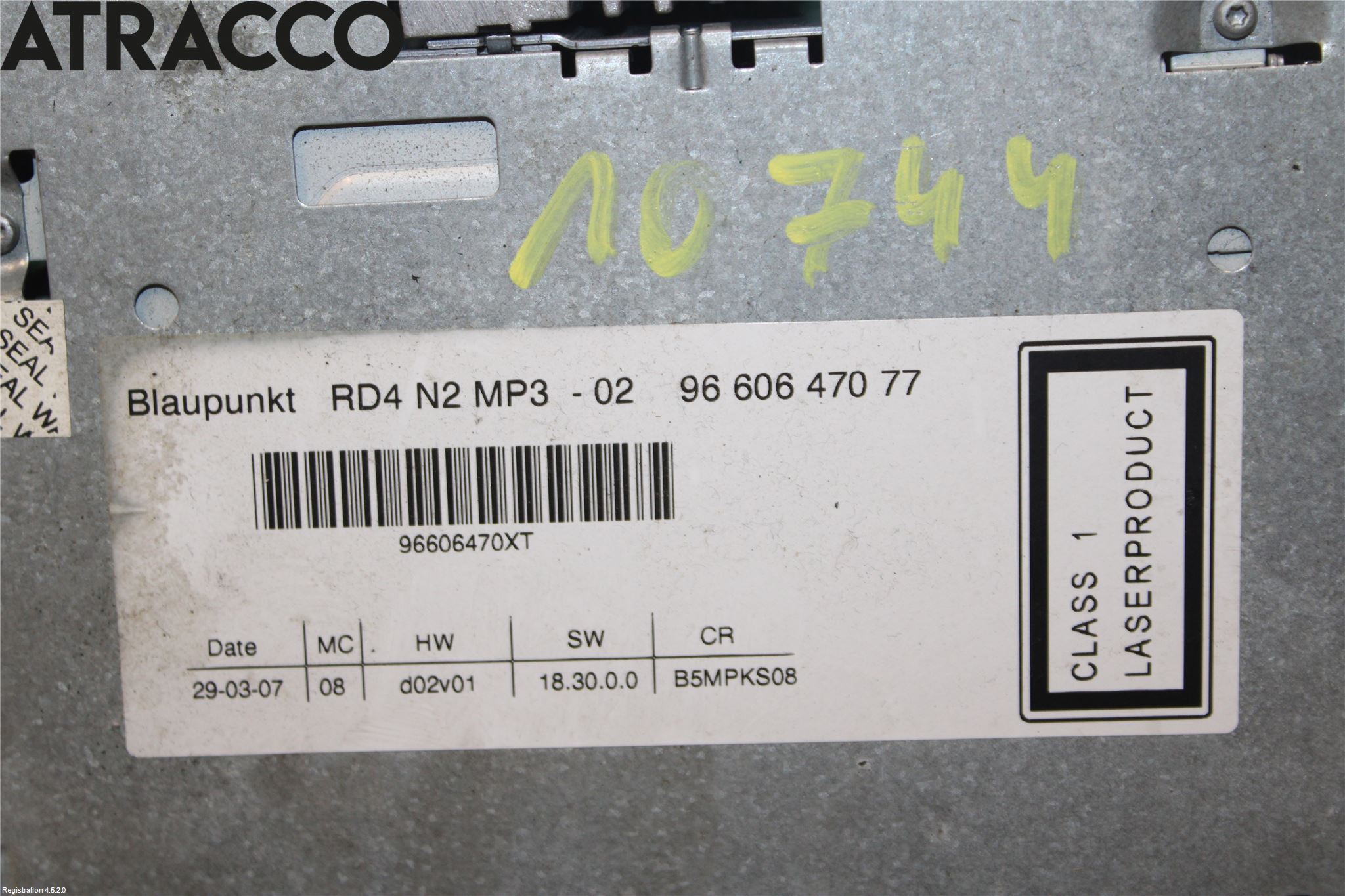Citroen C4 I   05-10 Cd Radio - Multimediapanel