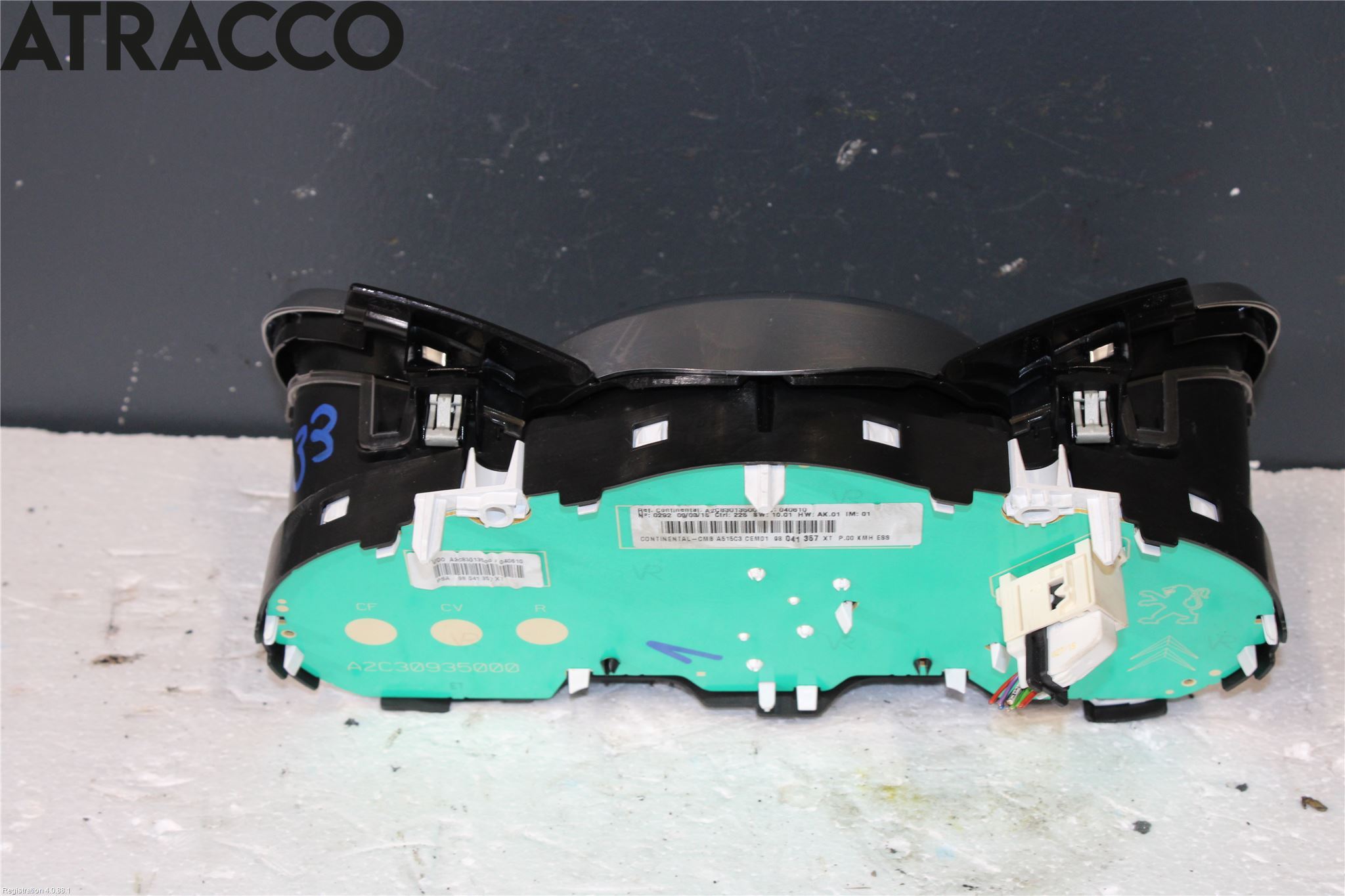 Citroen DS3 Instrument Hast