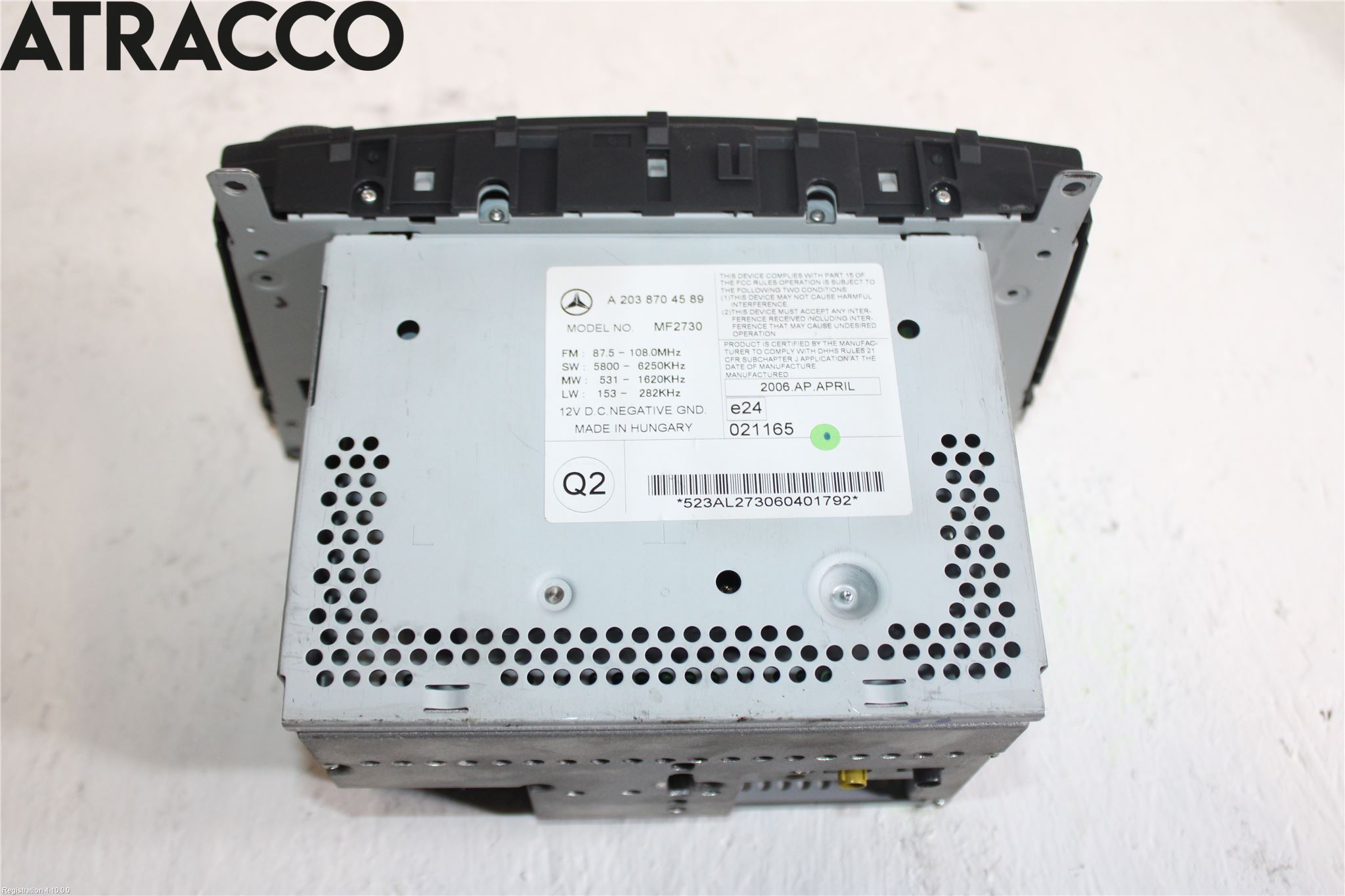 Mercedes-Benz MB C (203) 00-07 Cd Radio - Multimediapanel