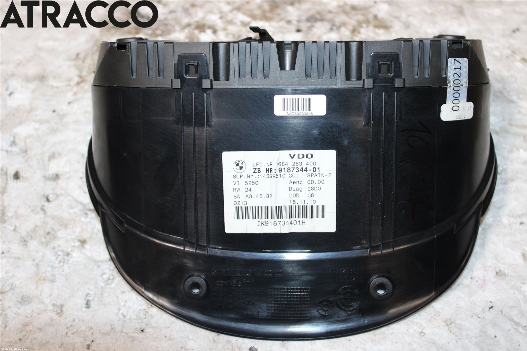 BMW 3 E90/91 SED/TOU 05-12 Instrument Hast