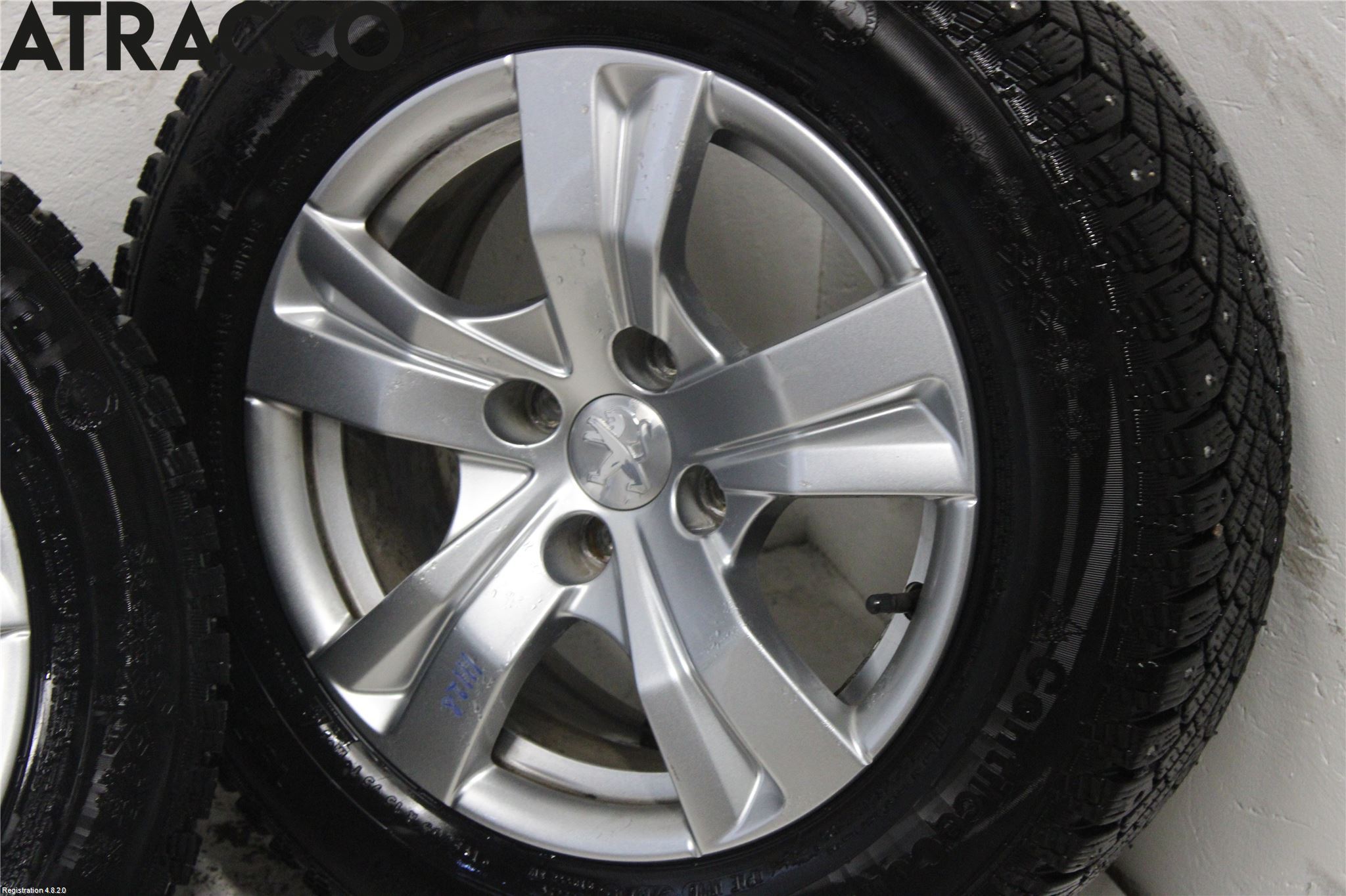 Peugeot 2008 13-20 Vinterdäck Alumfälg 4St