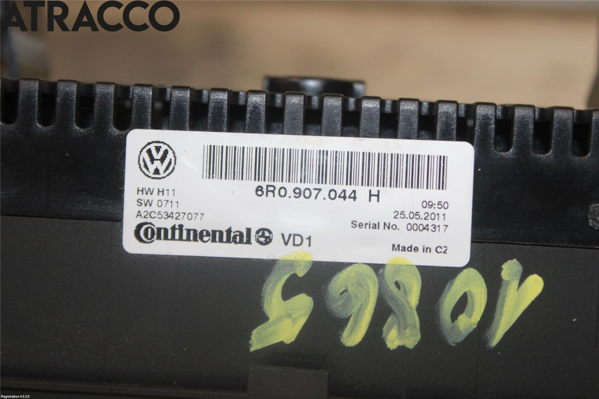 Volkswagen VW POLO 10-17 Ac Styrenhet Ac Manöveren