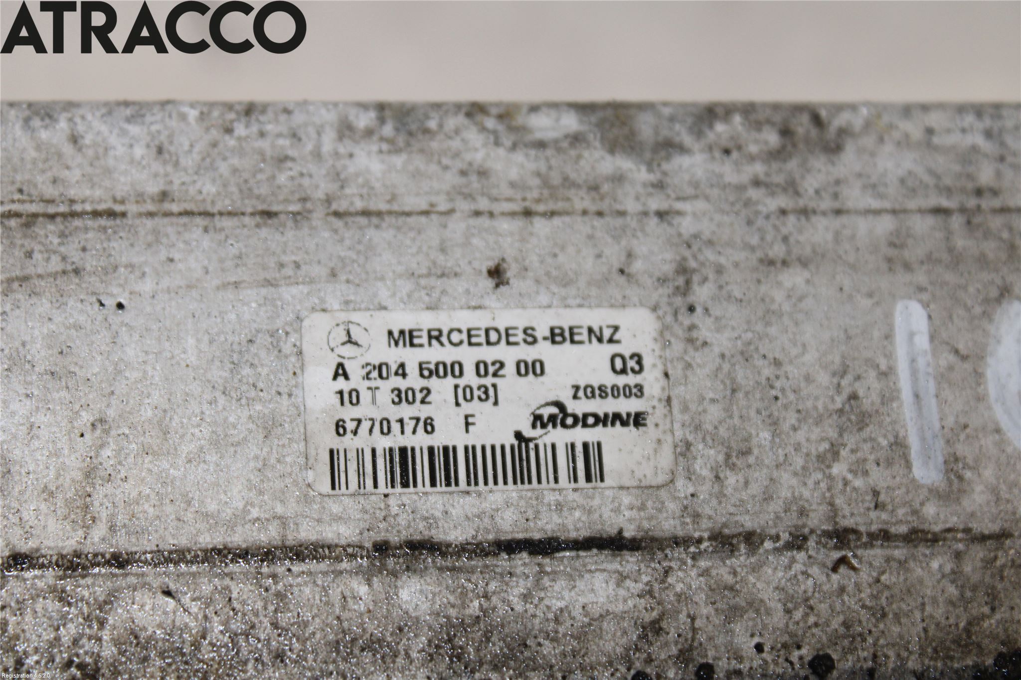 Mercedes-Benz MB E-KLASS (W212) 09-16 Laddluft-Intercooler Kyl