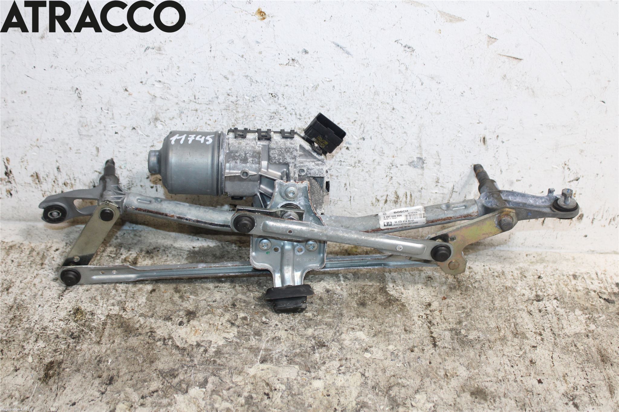 Citroen BERLINGO 08-18 Torkarmotor Vindruta