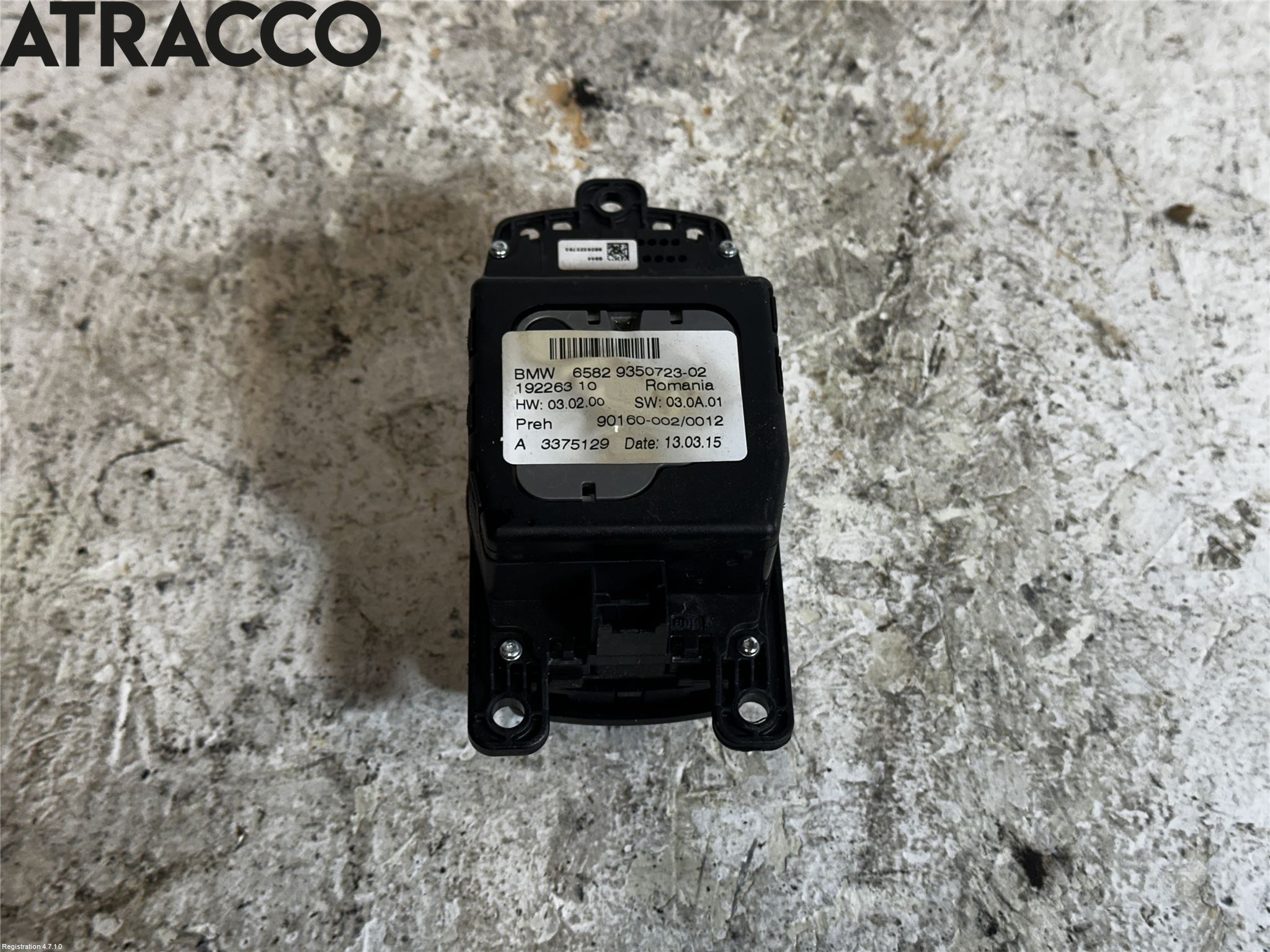 BMW 5 F10/F11/F18 09-17 Strömställare Multifunktion