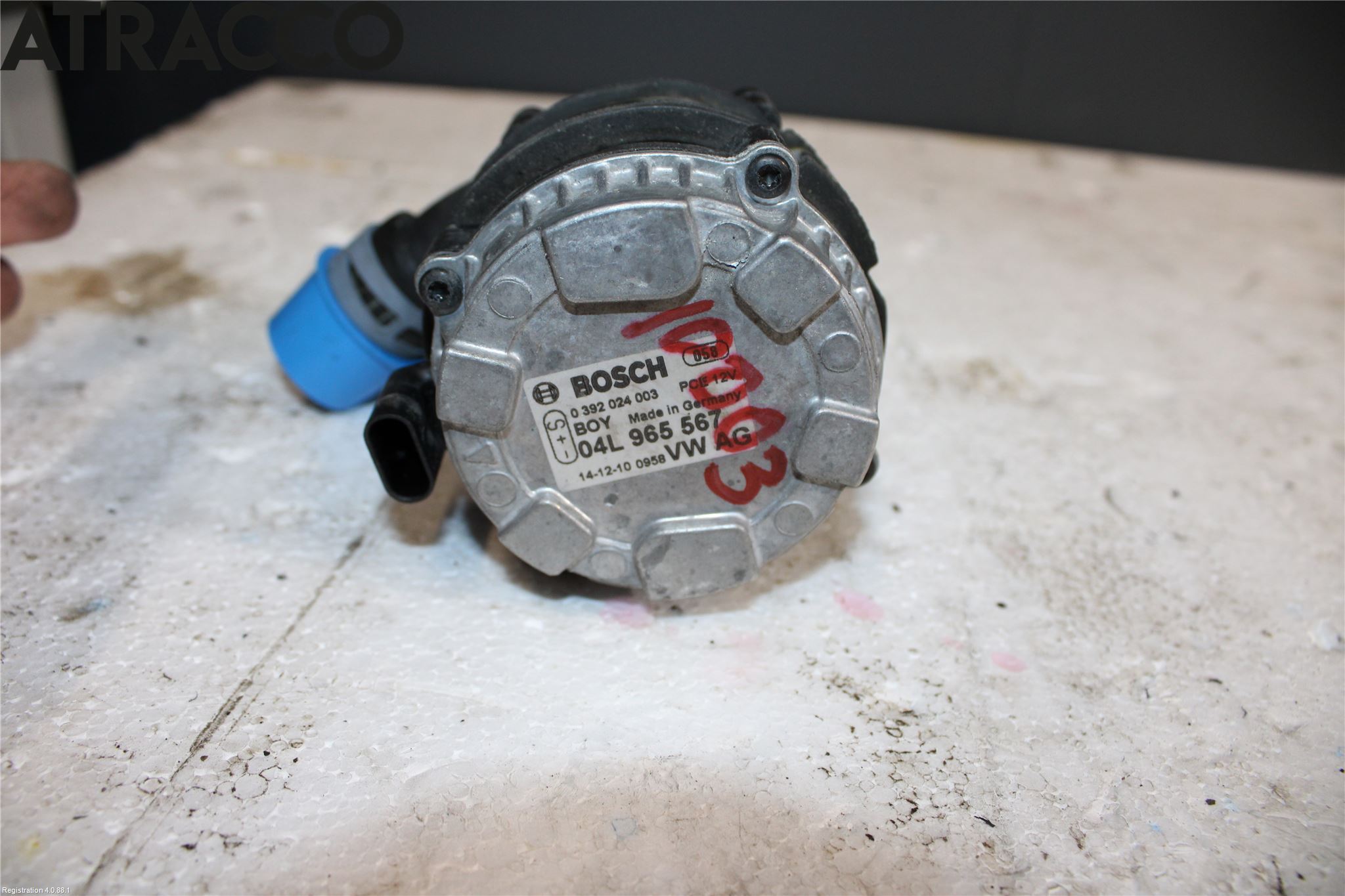 Audi A3/S3 05-13 Värme Cirkulationspump