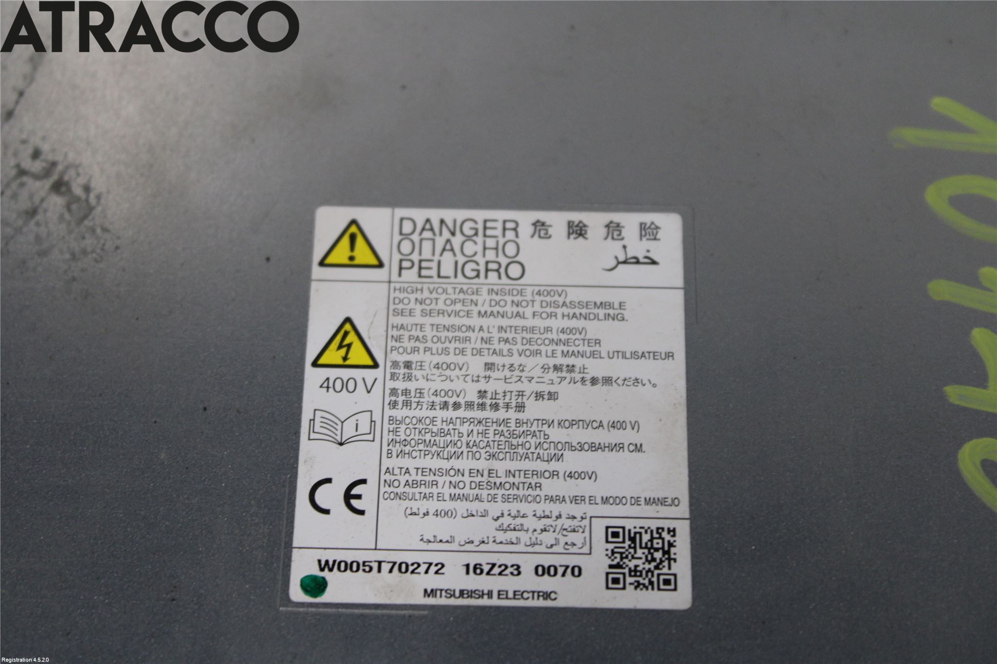 Mitsubishi OUTLANDER 13-21 Batteriladdare Högspänning