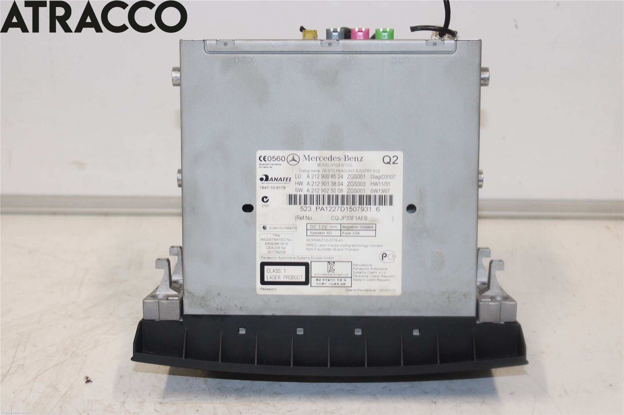 Mercedes-Benz MB E-KLASS (W212) 09-16 Cd Radio - Multimediapanel