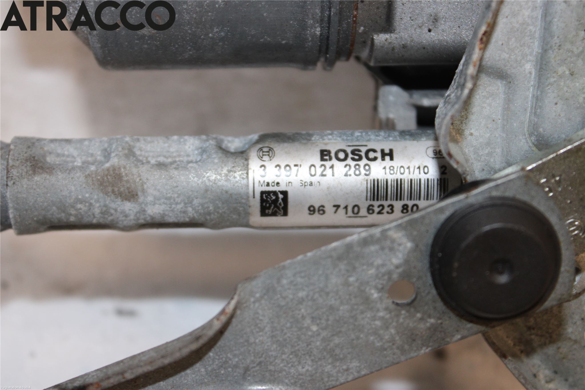 Peugeot 3008 09-16 Torkarmekanism Vindruta