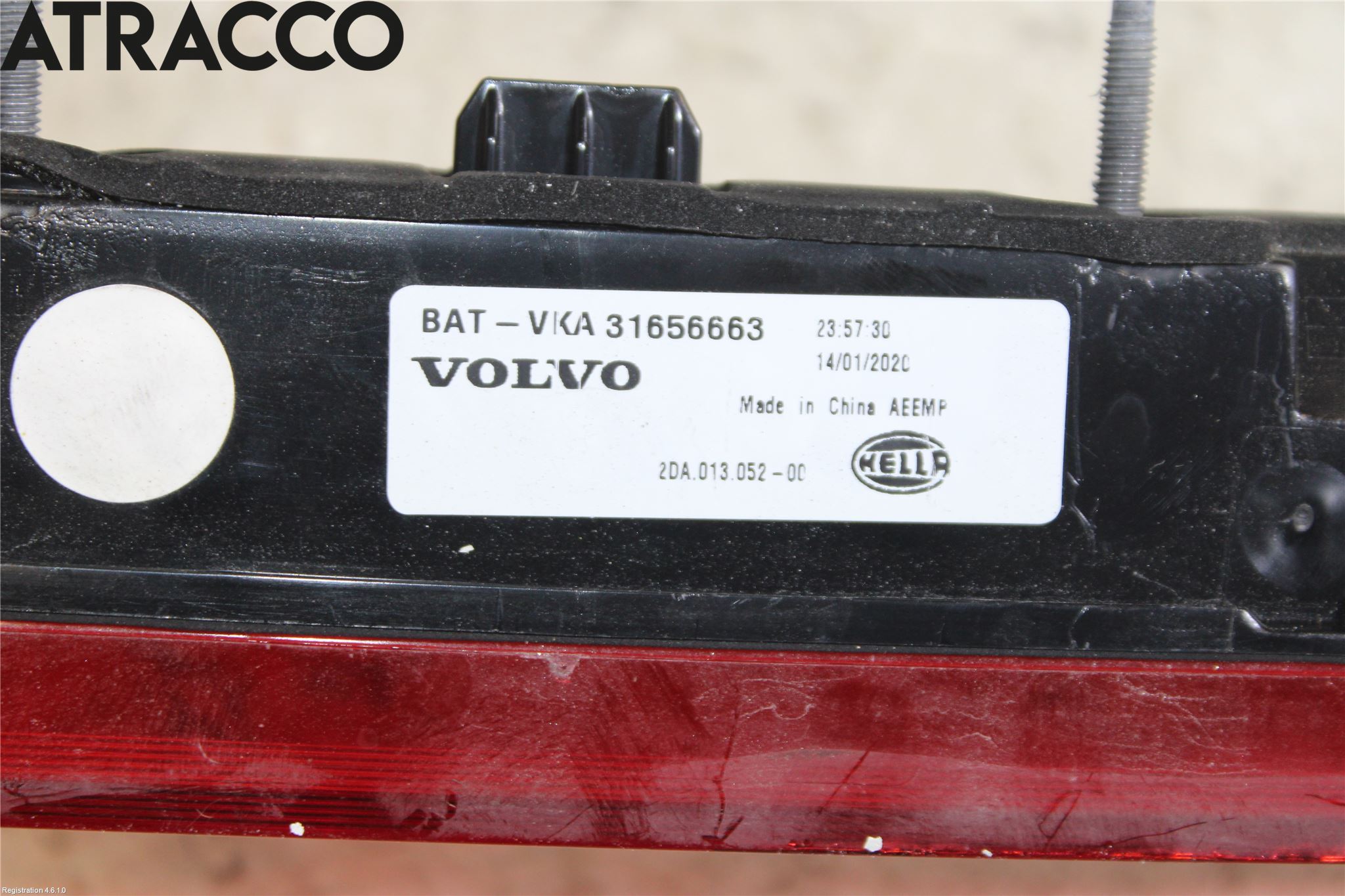 Volvo XC60 18- Bromsljus Bakruta