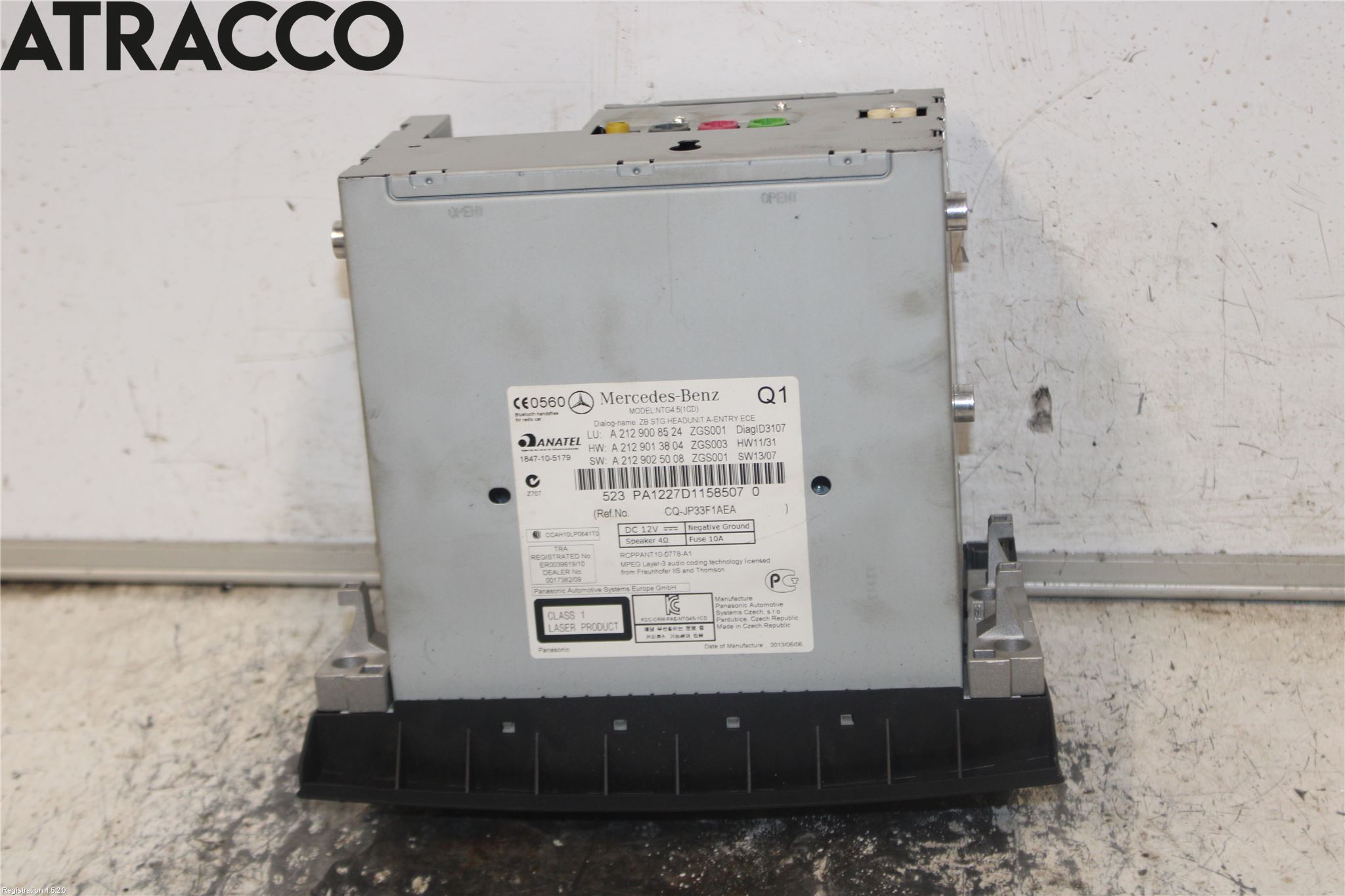 Mercedes-Benz MB E-KLASS (W212) 09-16 Cd Radio - Multimediapanel