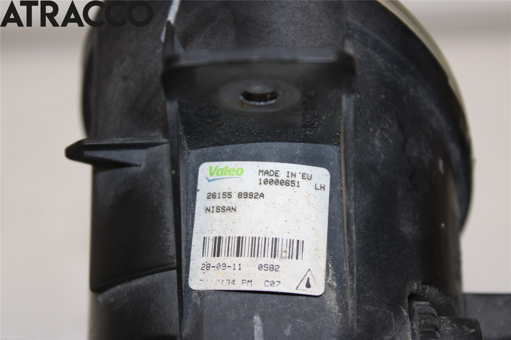 Nissan QASHQAI+2  10-14 Dimljus-Varselljus Fram